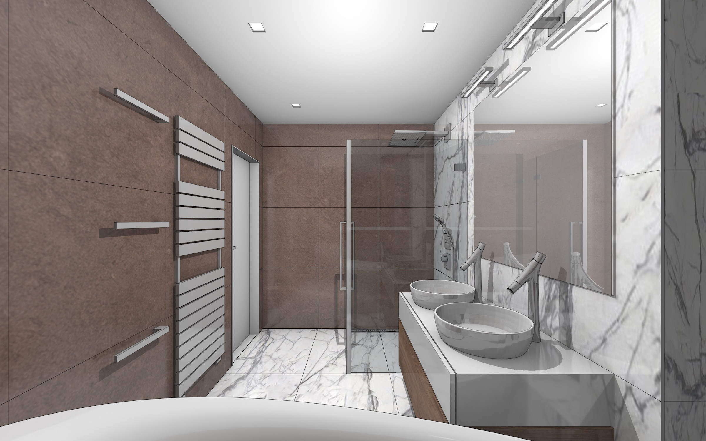 Family house interiorTovéř u Olomouce - visualisation3