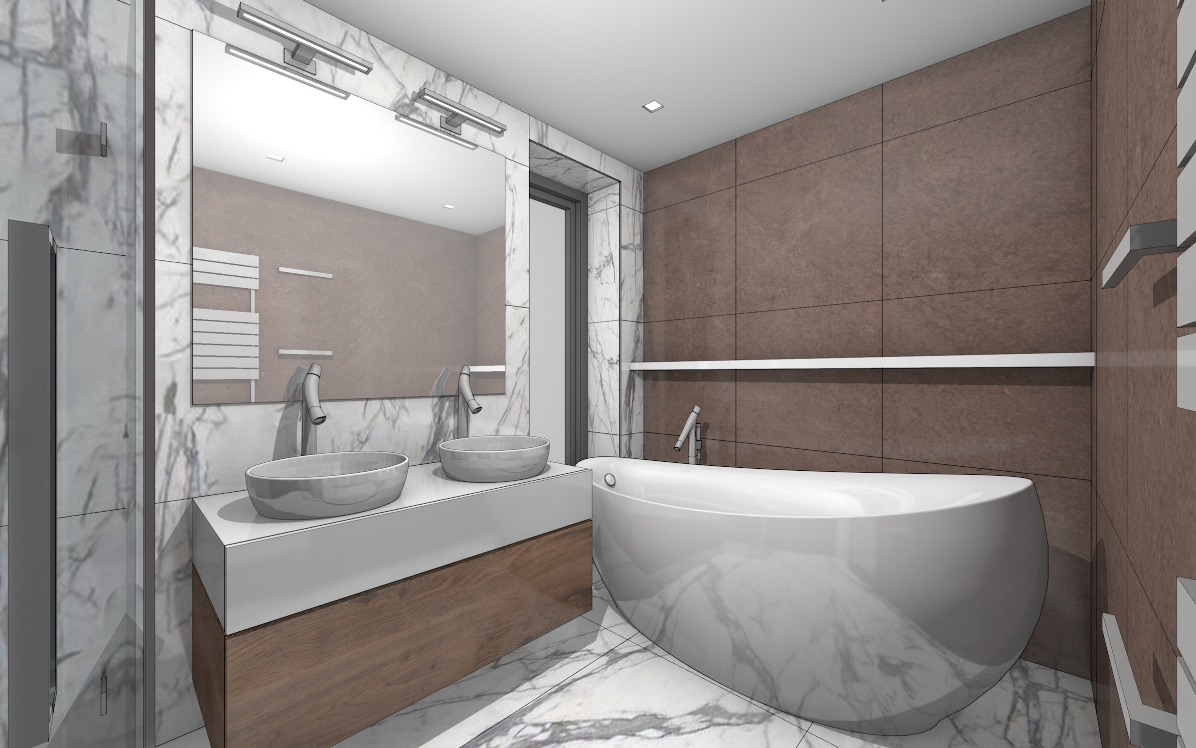 Family house interiorTovéř u Olomouce - visualisation4