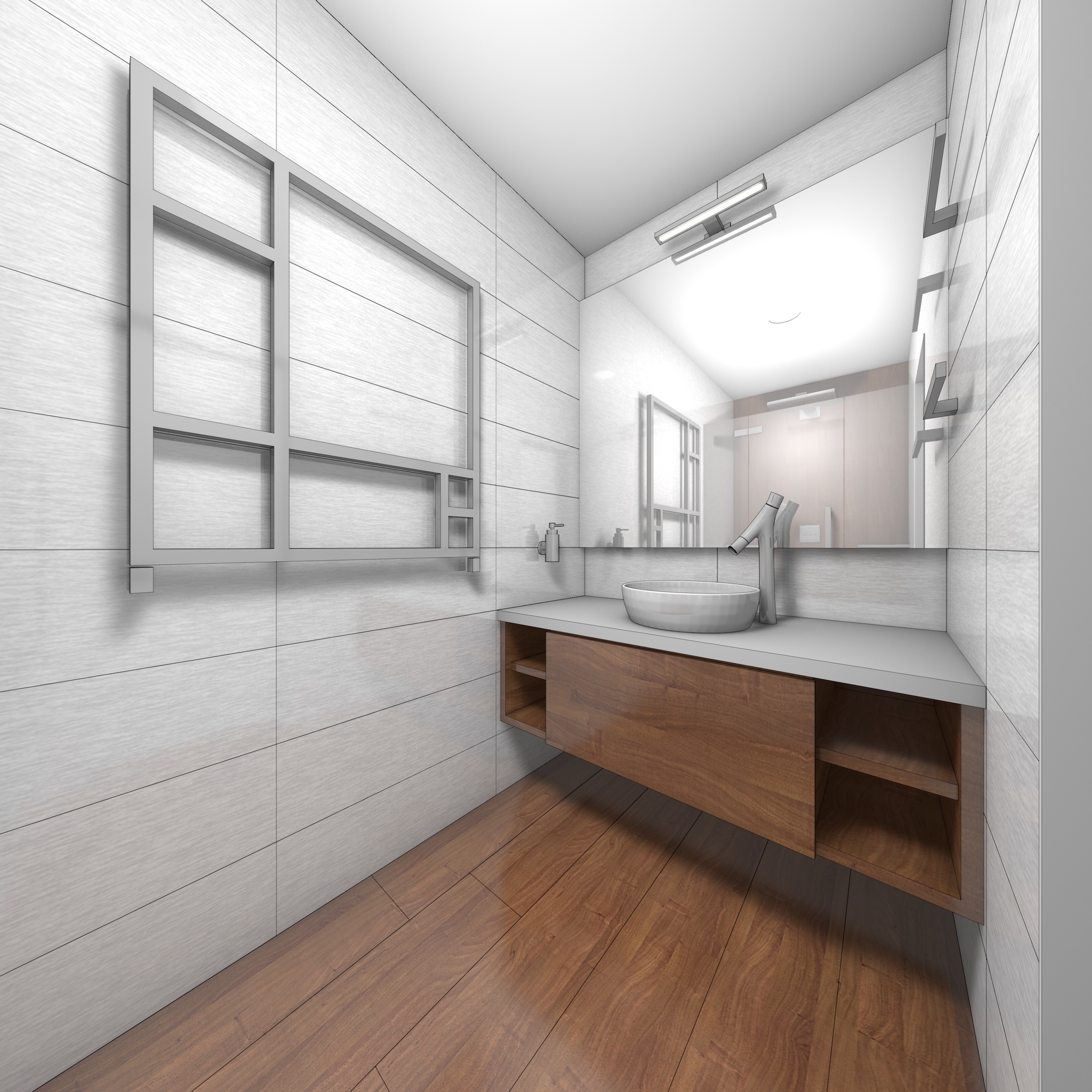 Family house interiorTovéř u Olomouce - visualisation13