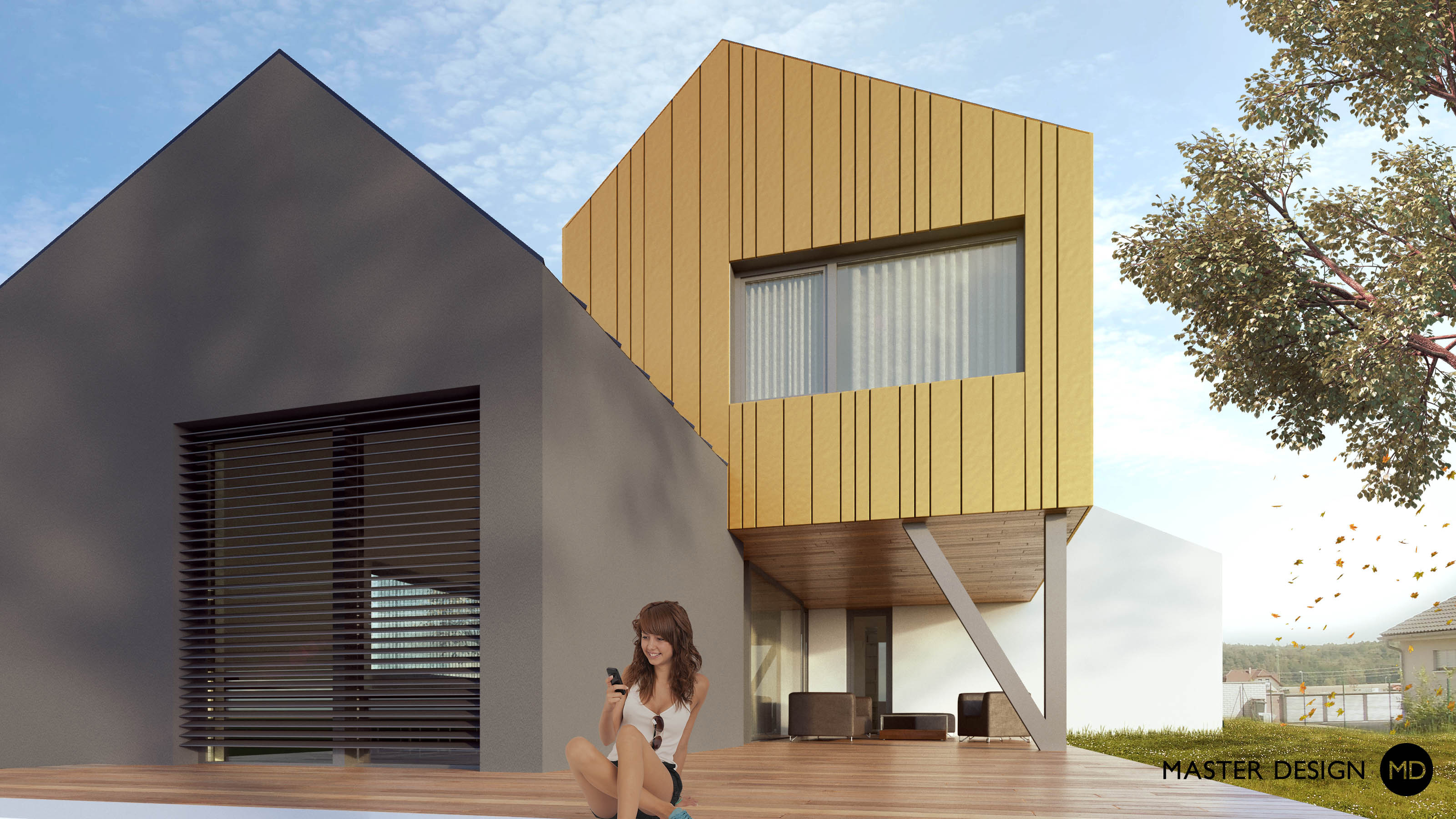 Family houseDoksy u Kladna - visualisation2
