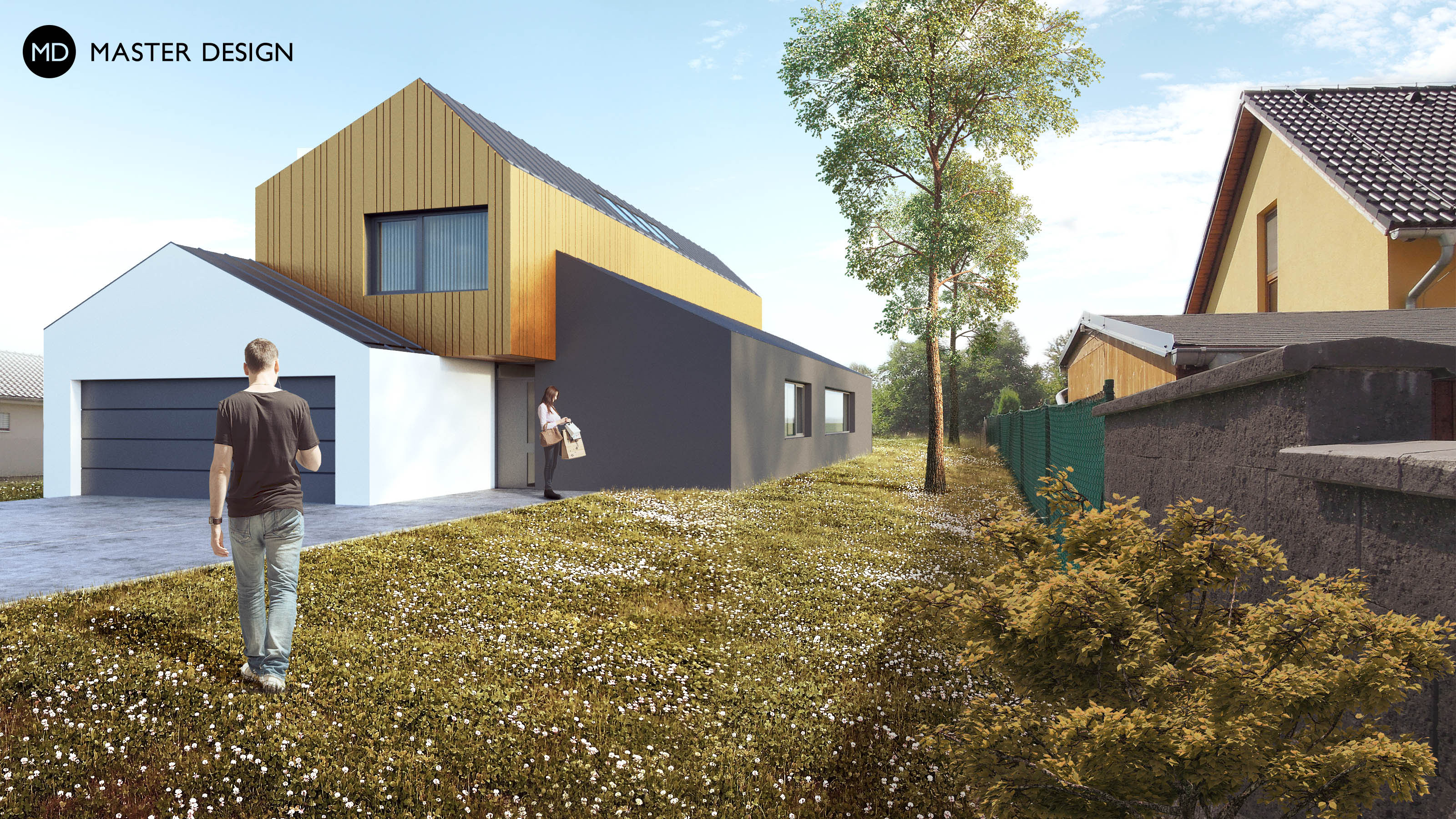 Family houseDoksy u Kladna - visualisation3