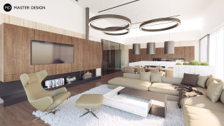 Family house interior - Šternberk - main visualisation