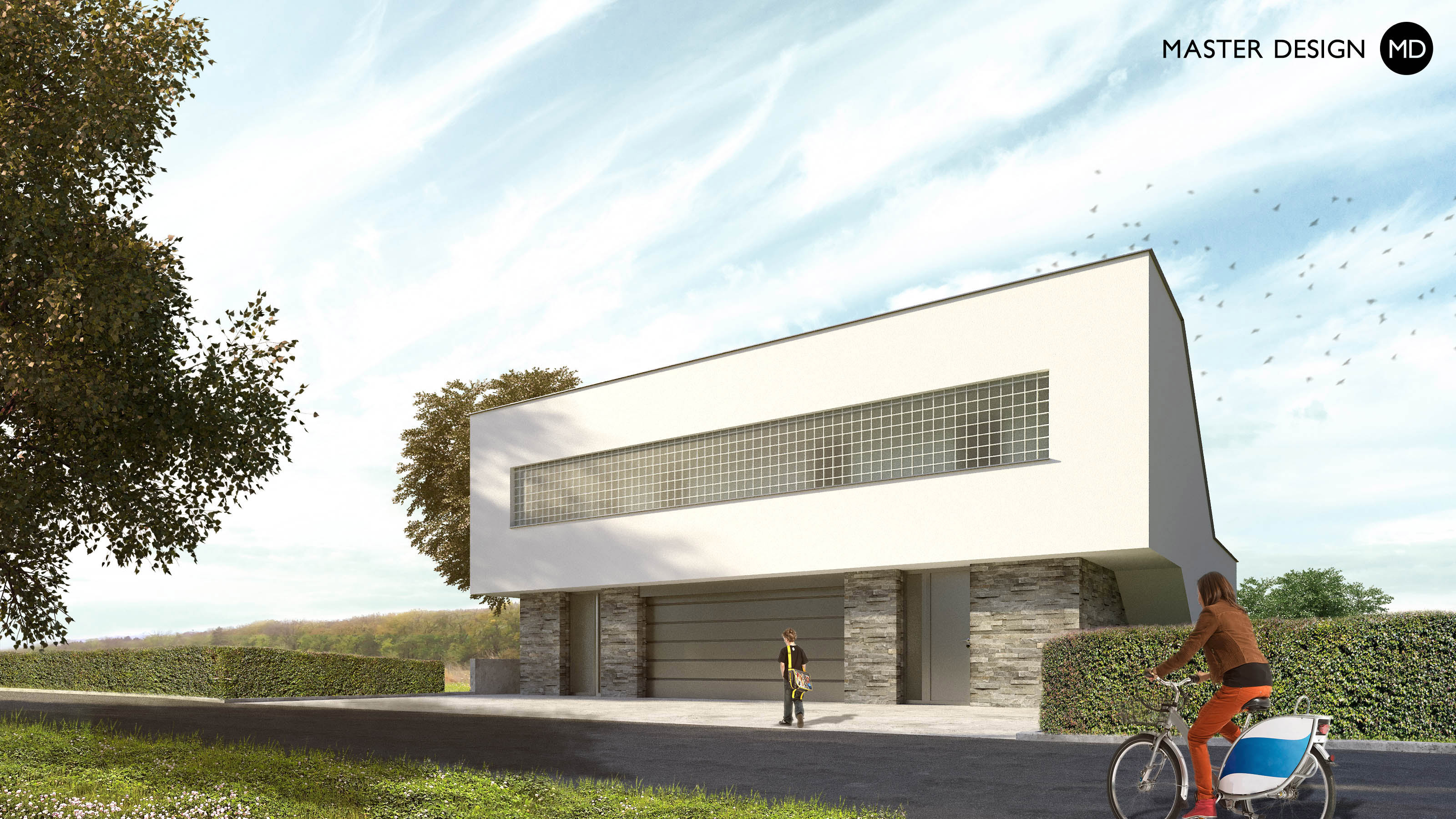 Family housePraha Slivenec - visualisation3 Family housePraha Slivenec - visualisation3
