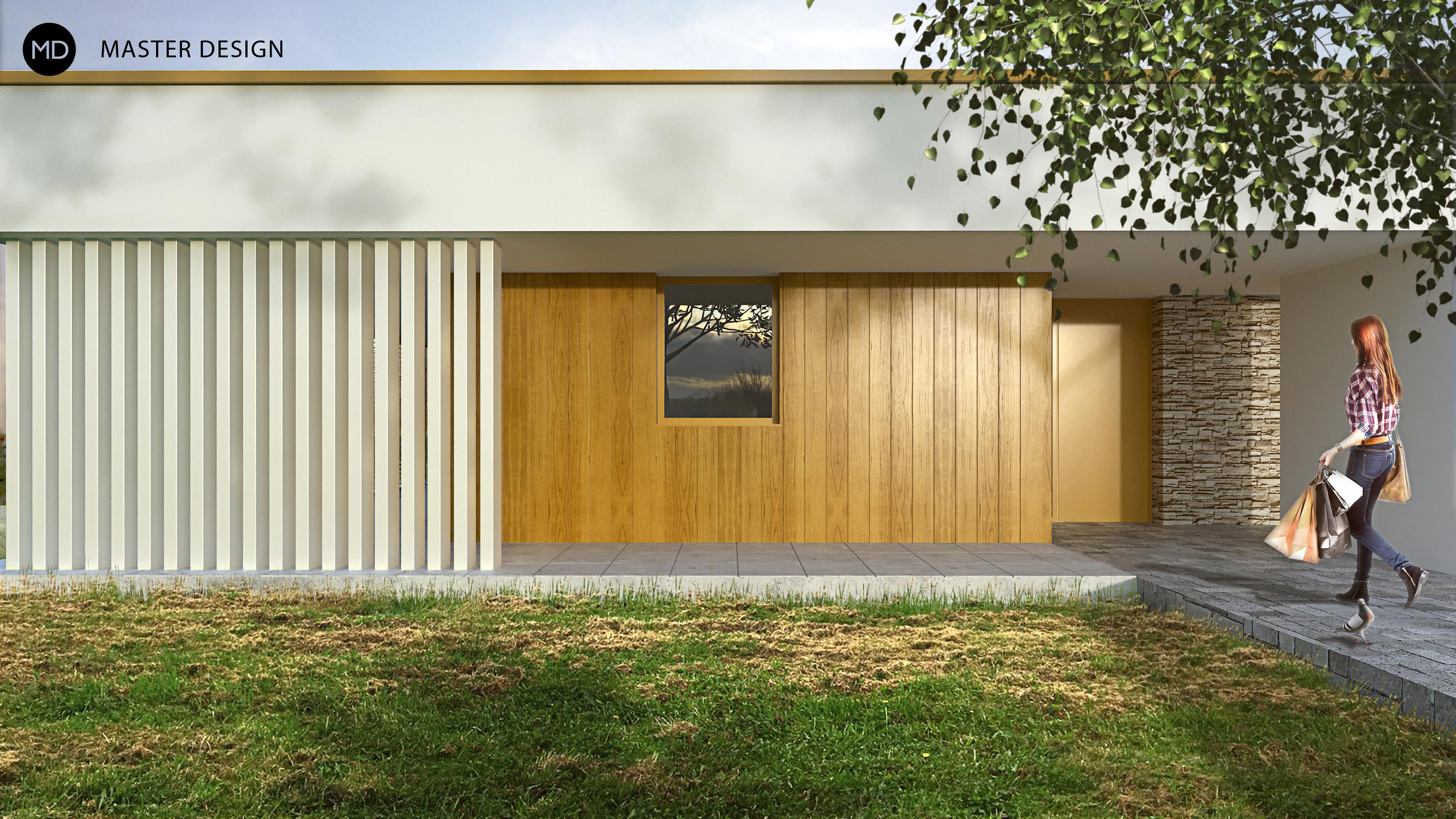 Family houseLyžbice - visualisation2 Family houseLyžbice - visualisation2