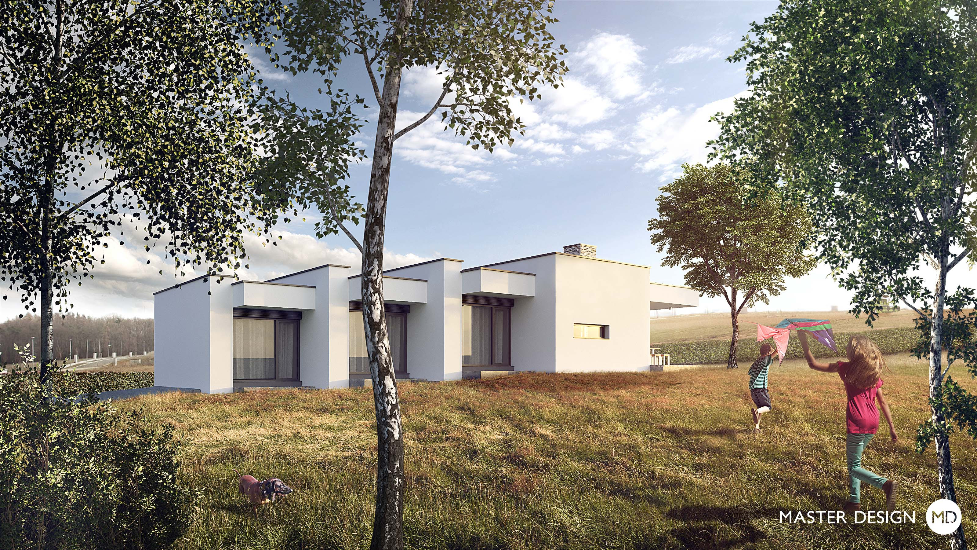 Designový dům trilobit se sedmi terasamiVysoký Újezd u Berouna - vizualizace3 Designový dům trilobit se sedmi terasamiVysoký Újezd u Berouna - vizualizace3