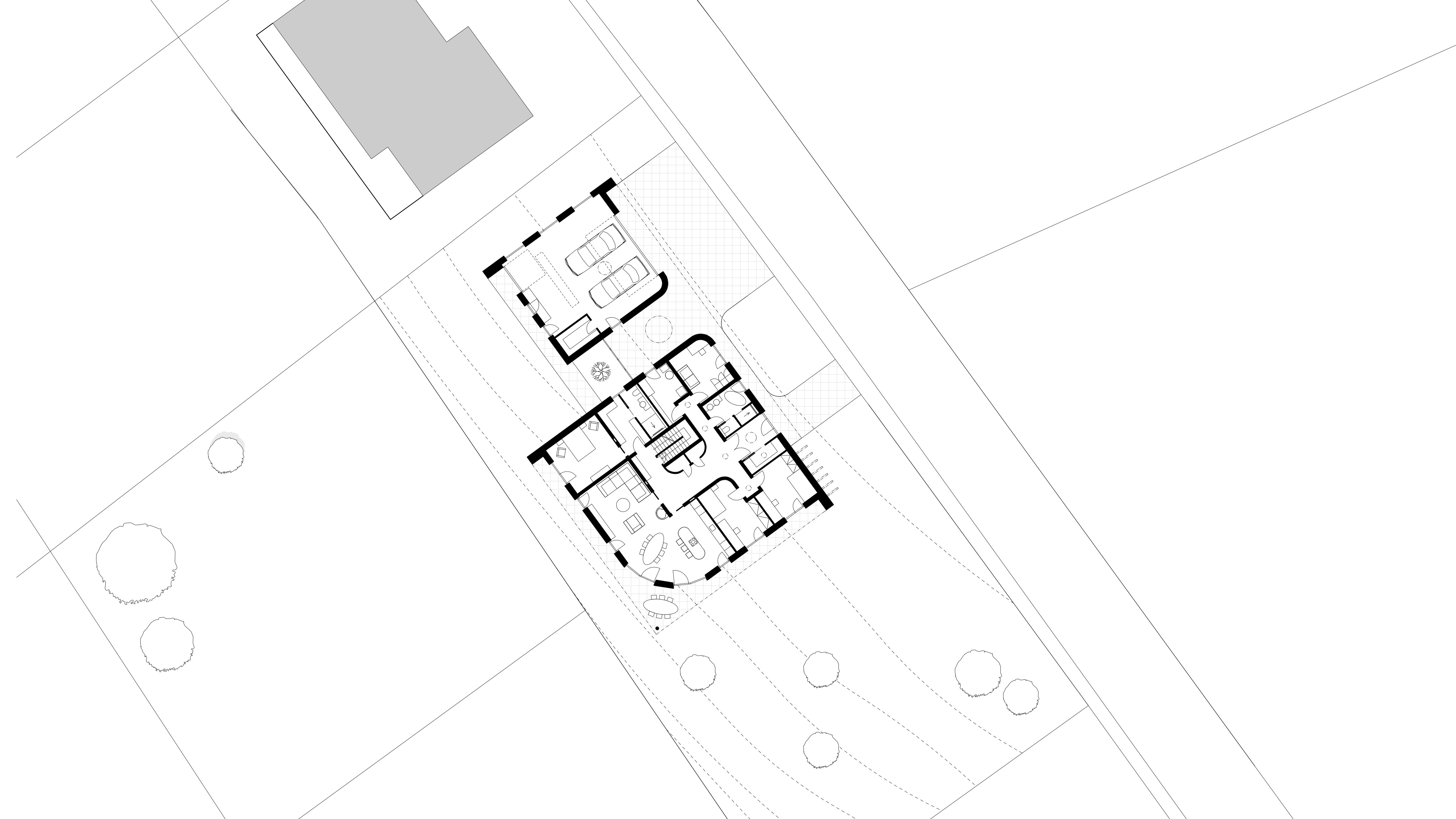 Pasivní dům se střešní terasou a prvky feng shuiVšestary u Říčan - vizualizace4 Pasivní dům se střešní terasou a prvky feng shuiVšestary u Říčan - vizualizace4