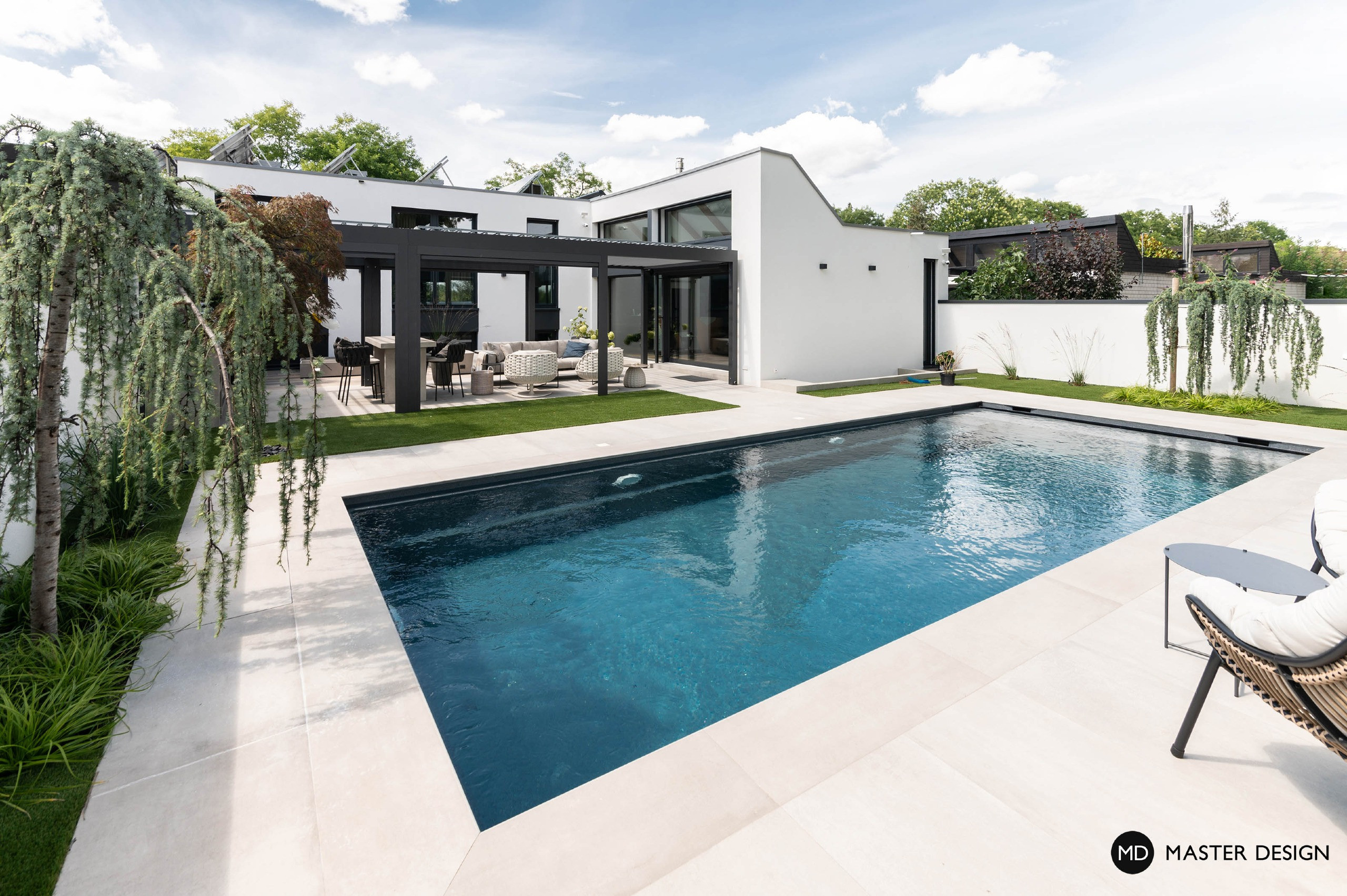 Luxury row house with swimmingpool reconstructionKarlsruhe - visualisation2 Luxury row house with swimmingpool reconstructionKarlsruhe - visualisation2