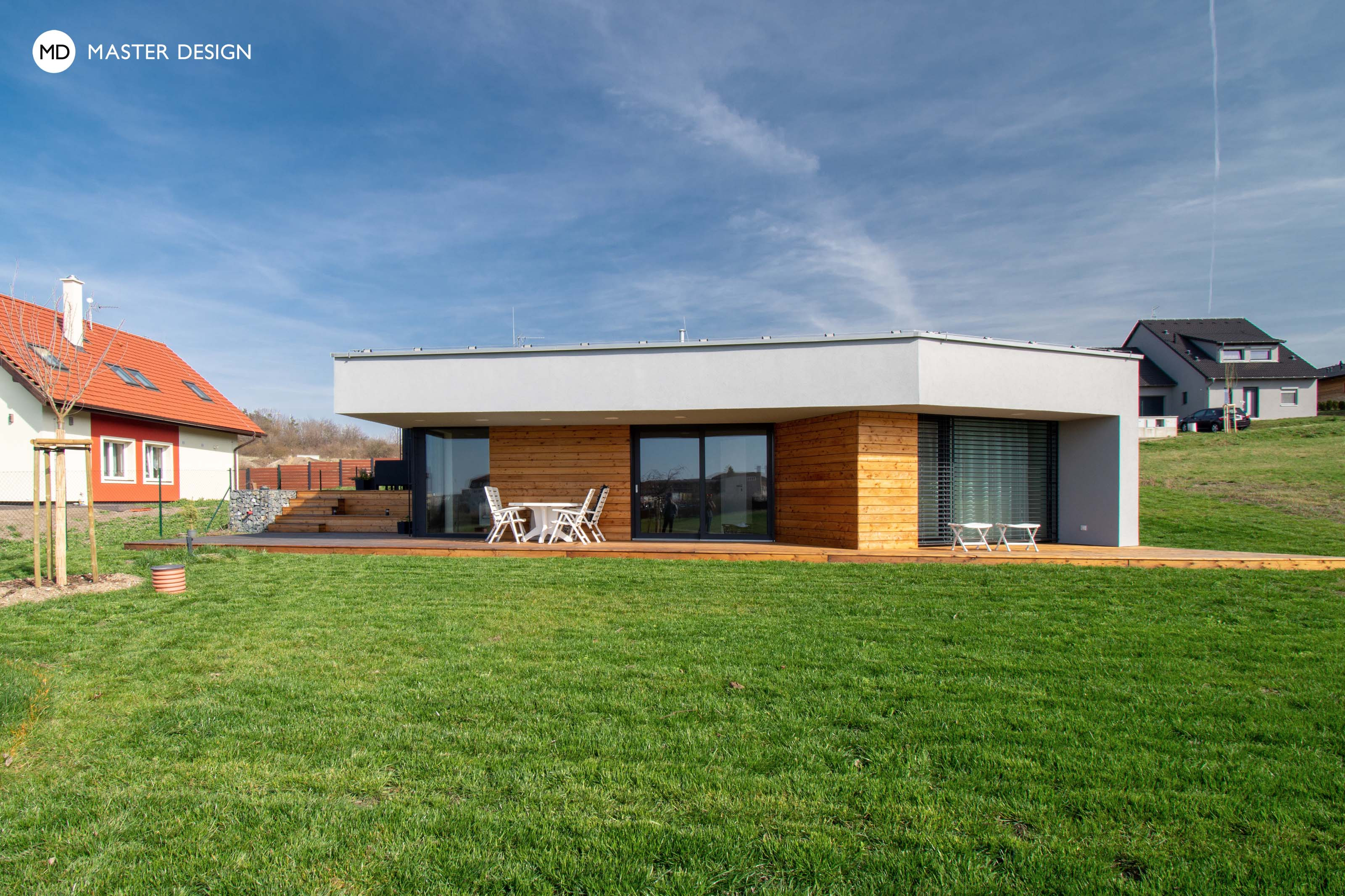 Modern bungalow in the slope with terrace having solid roof for young familyOdolená Voda - visualisation6