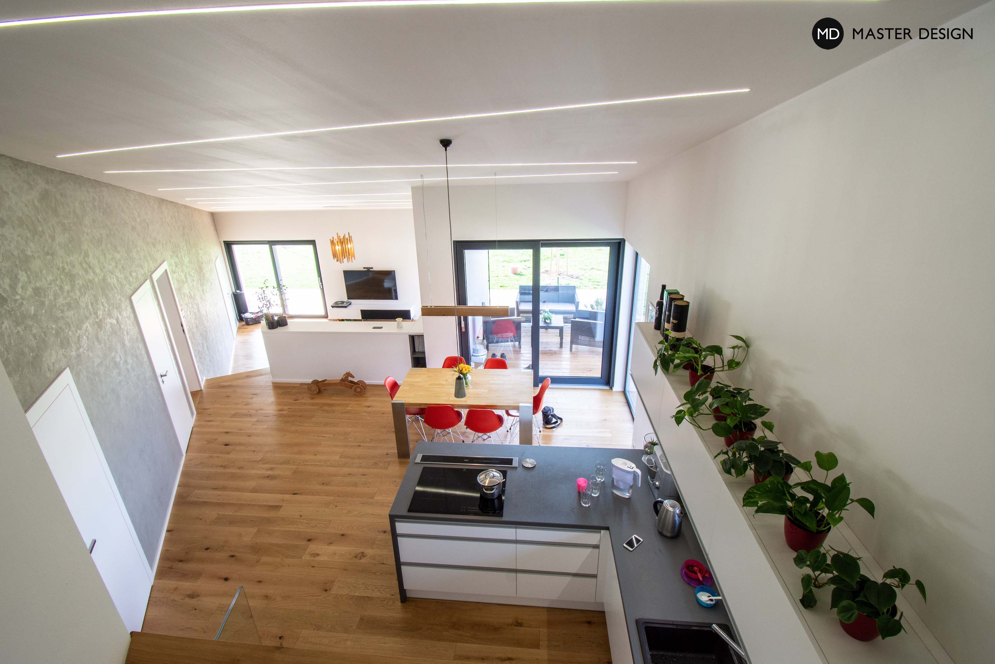 Modern bungalow in the slope with terrace having solid roof for young familyOdolená Voda - visualisation17