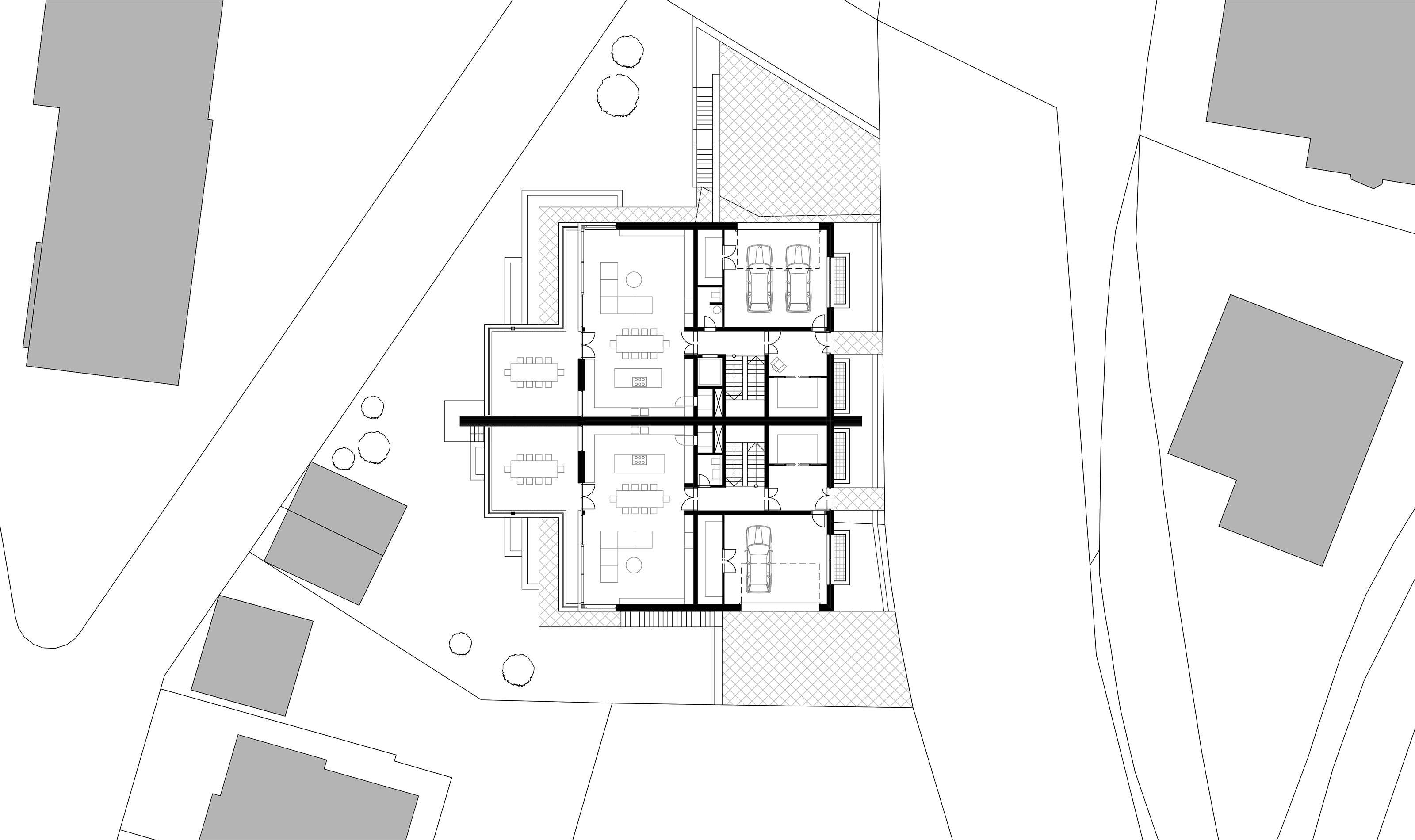 Luxury terraced villa with view of PraguePodolí - visualisation5 Luxury terraced villa with view of PraguePodolí - visualisation5