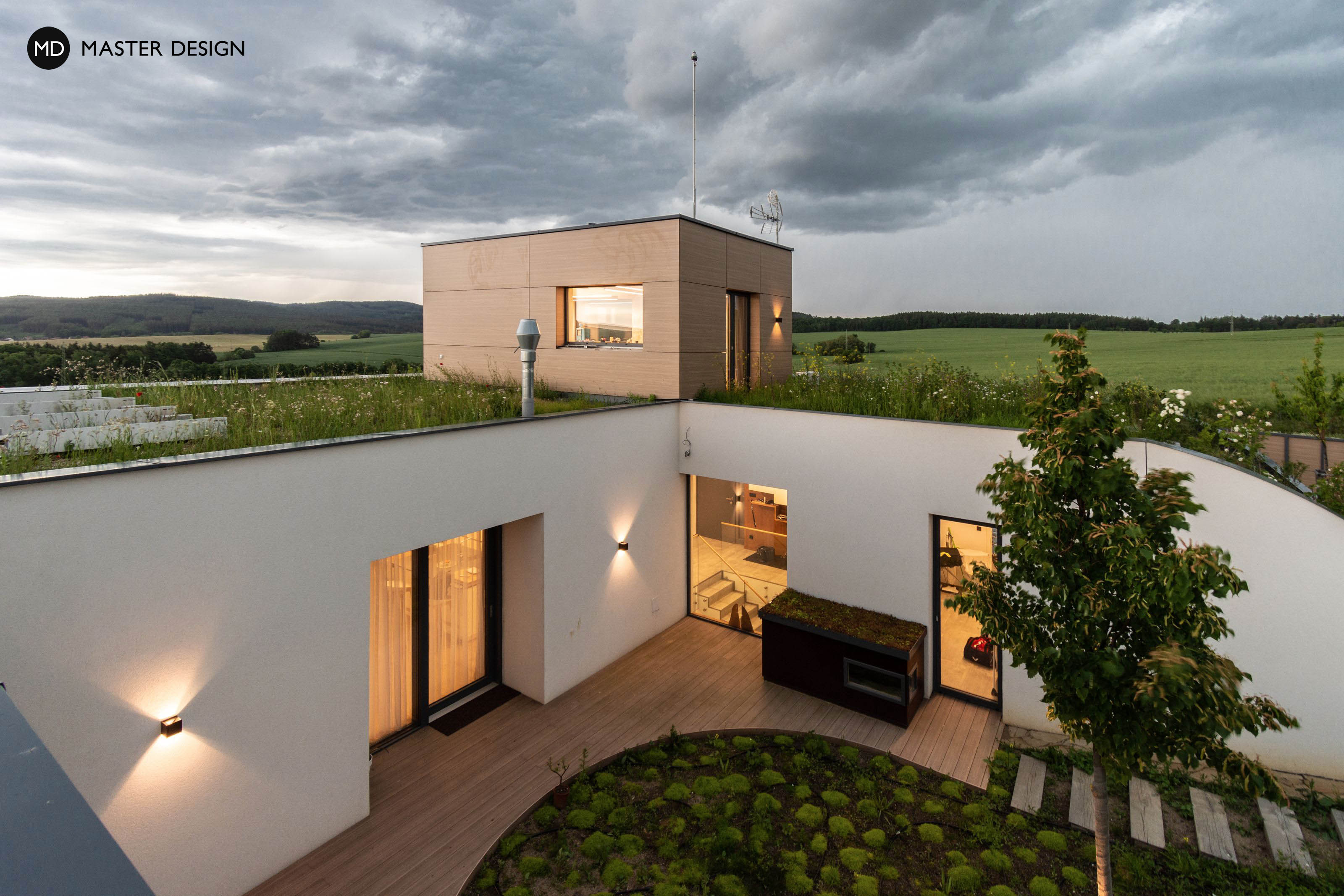 Luxusní třípodlažní vila ve svahu - Berounsko - vizualizace 5 Luxusní třípodlažní vila ve svahu - Berounsko - vizualizace 5