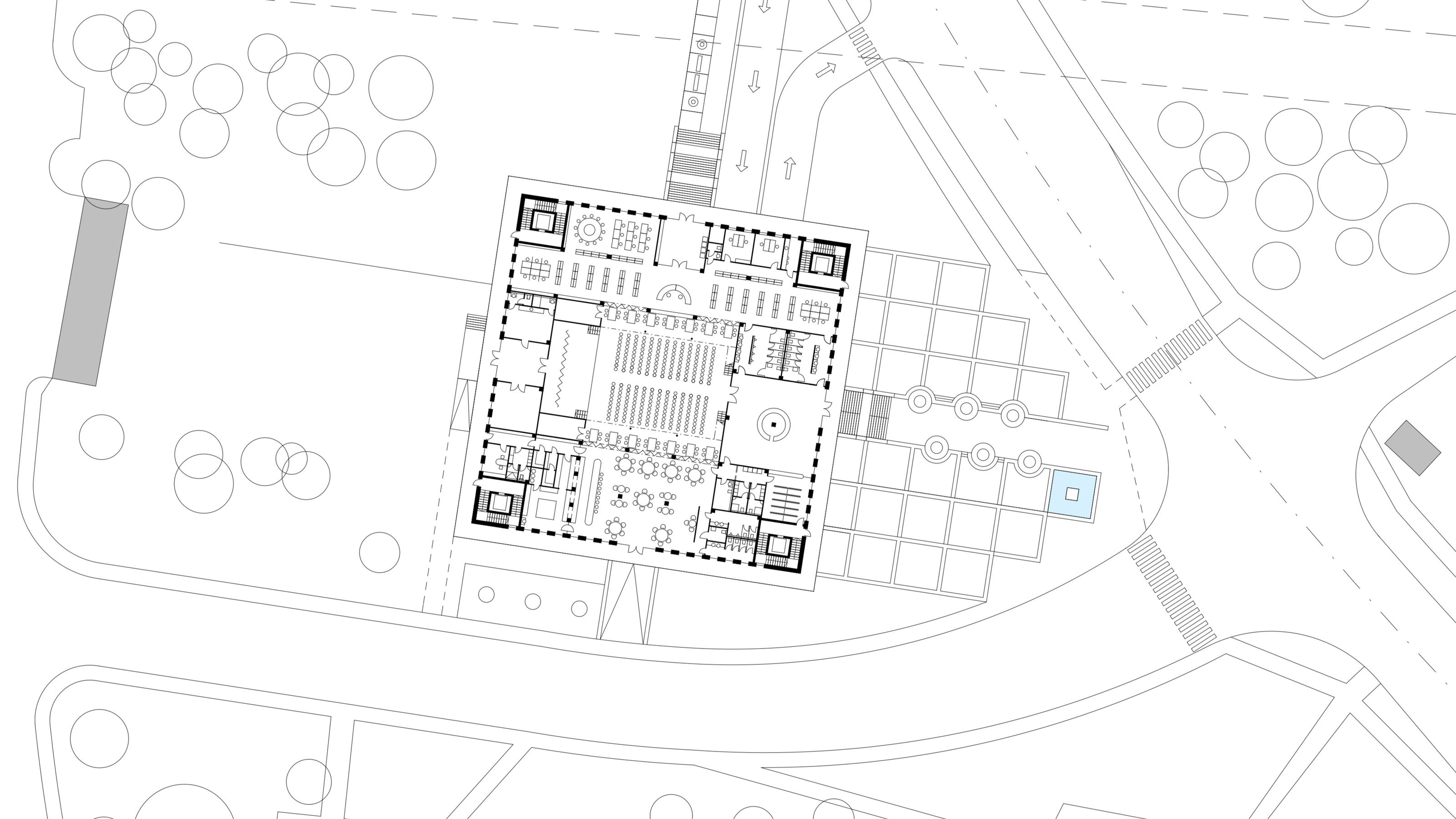 Multifunctional and residential building KvartetMuglinov - visualisation6
