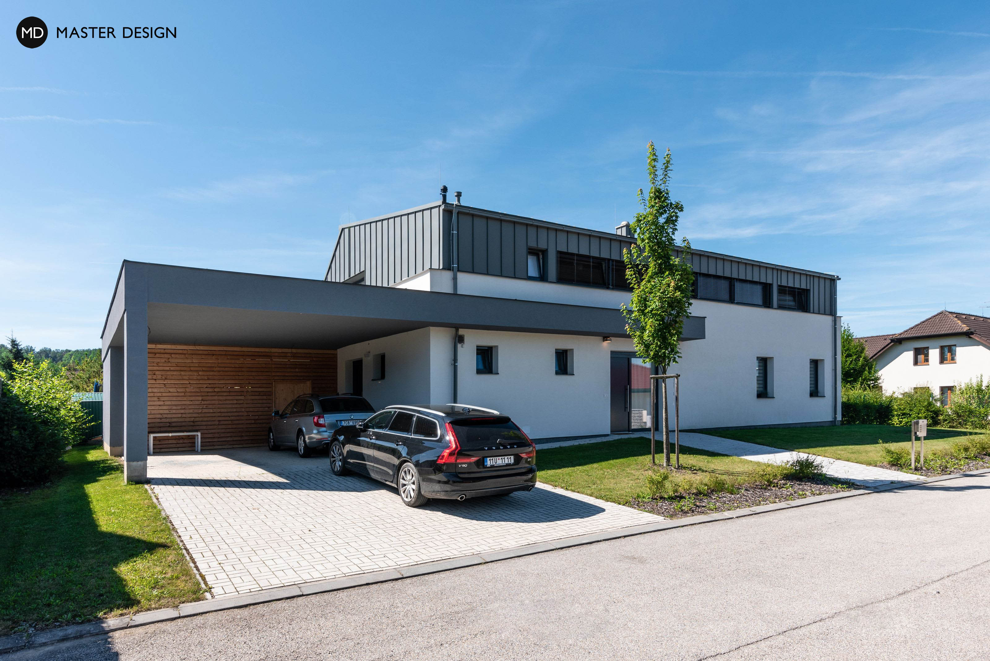 Dům s výraznými vikýři v sedlové střešeHluboká nad Vltavou - vizualizace5
