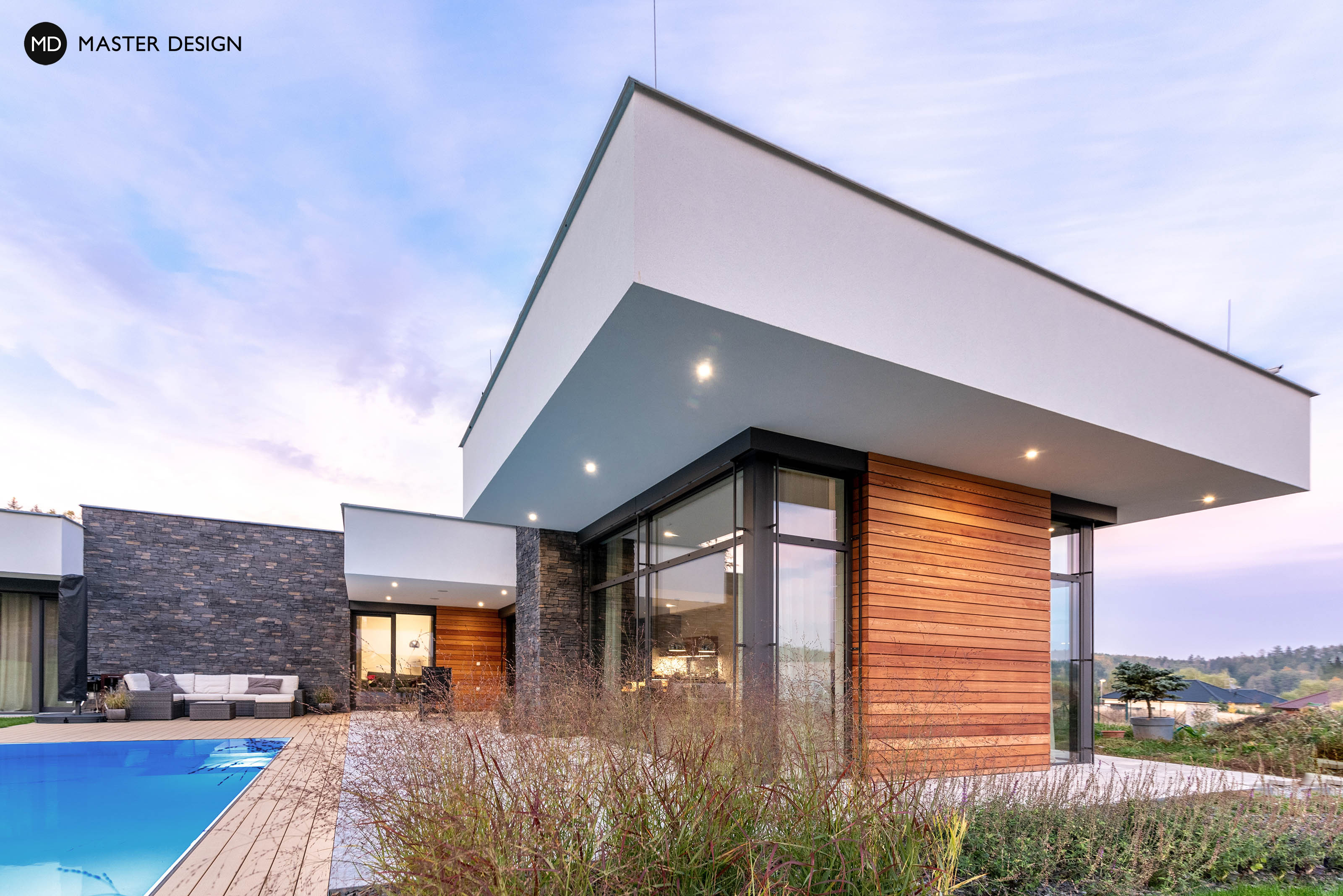 Bungalow with swimmingpool and elevated ceilingPraha Východ - visualisation5