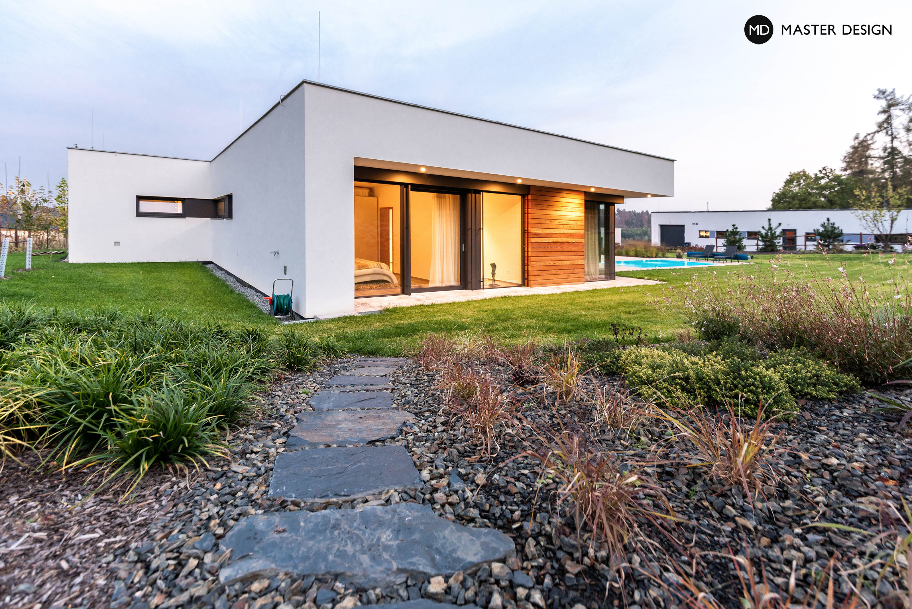 Bungalow with swimmingpool and elevated ceilingPraha Východ - visualisation6