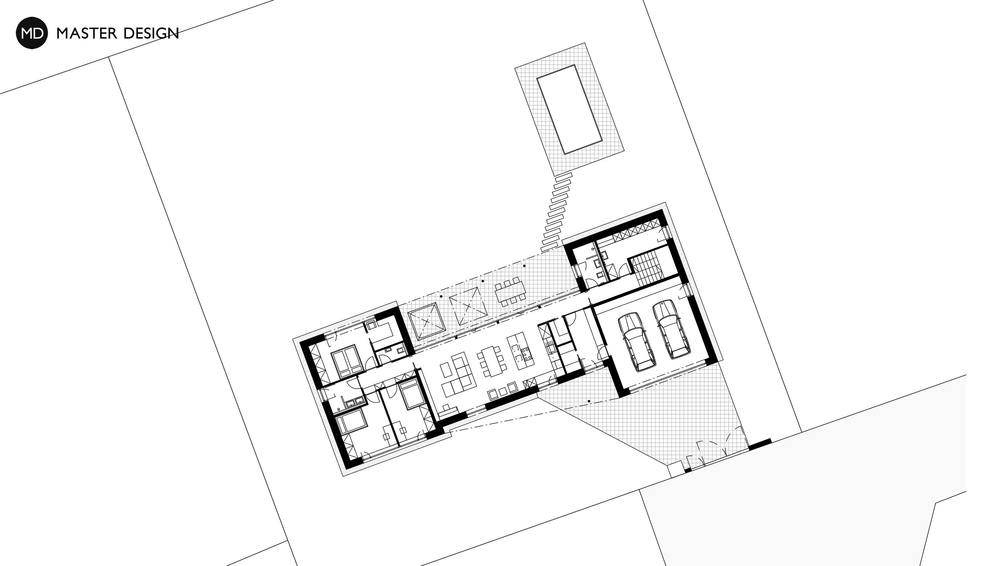 Family House with Traditional Shapes and Fitness Zone near the ForestLetkov - visualisation4
