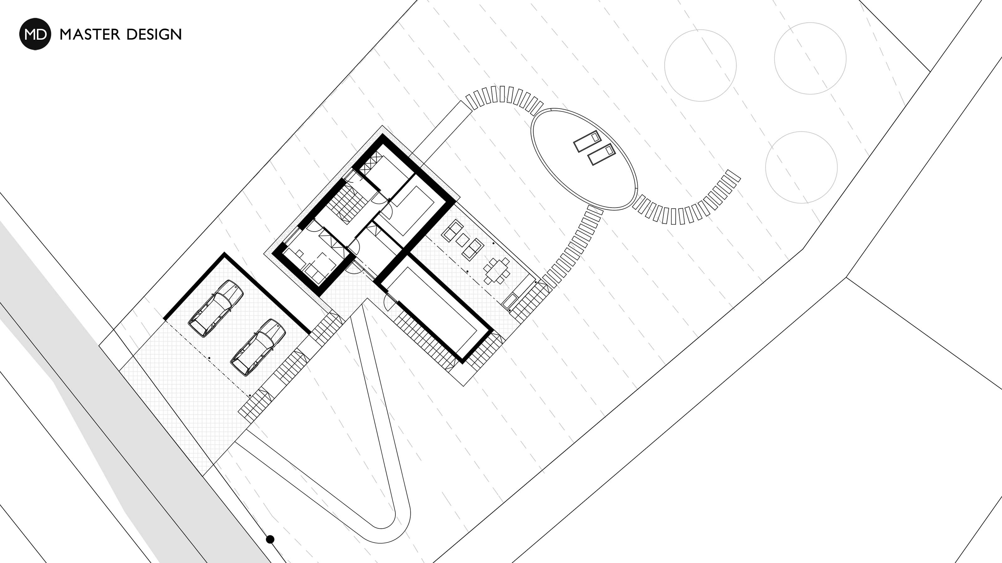 Small Family House on a Steep Slope with Wooden Facade and Views of the Surrounding LandscapeÚjezd u Plzně - visualisation4