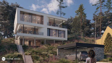 Villa Floating among the Pine Trees - Praha Stodůlky - main visualisation