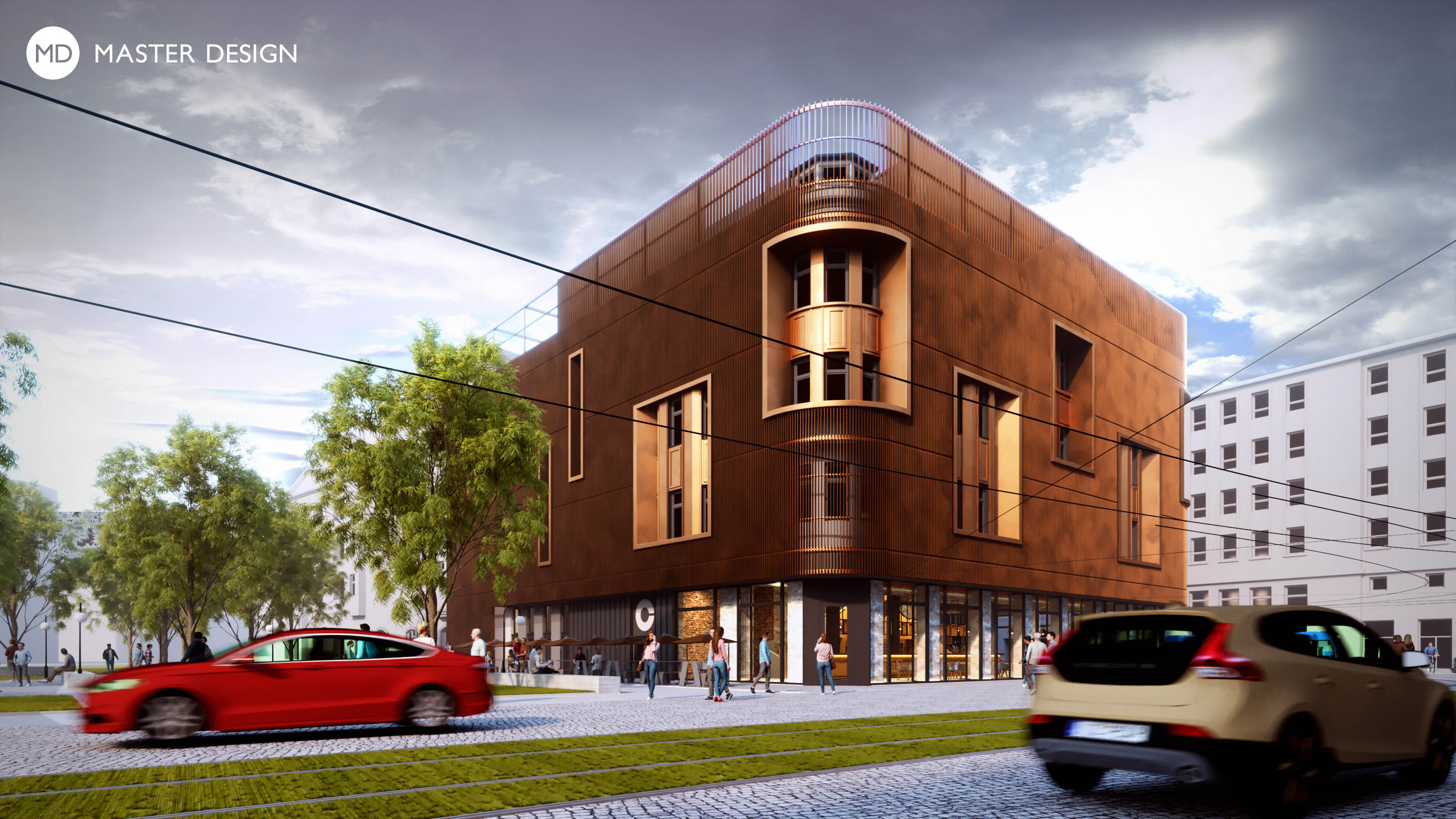 Rekonstrukce obchodního domu Ostravica Textilia na kulturní centrumOstrava - vizualizace2 Rekonstrukce obchodního domu Ostravica Textilia na kulturní centrumOstrava - vizualizace2