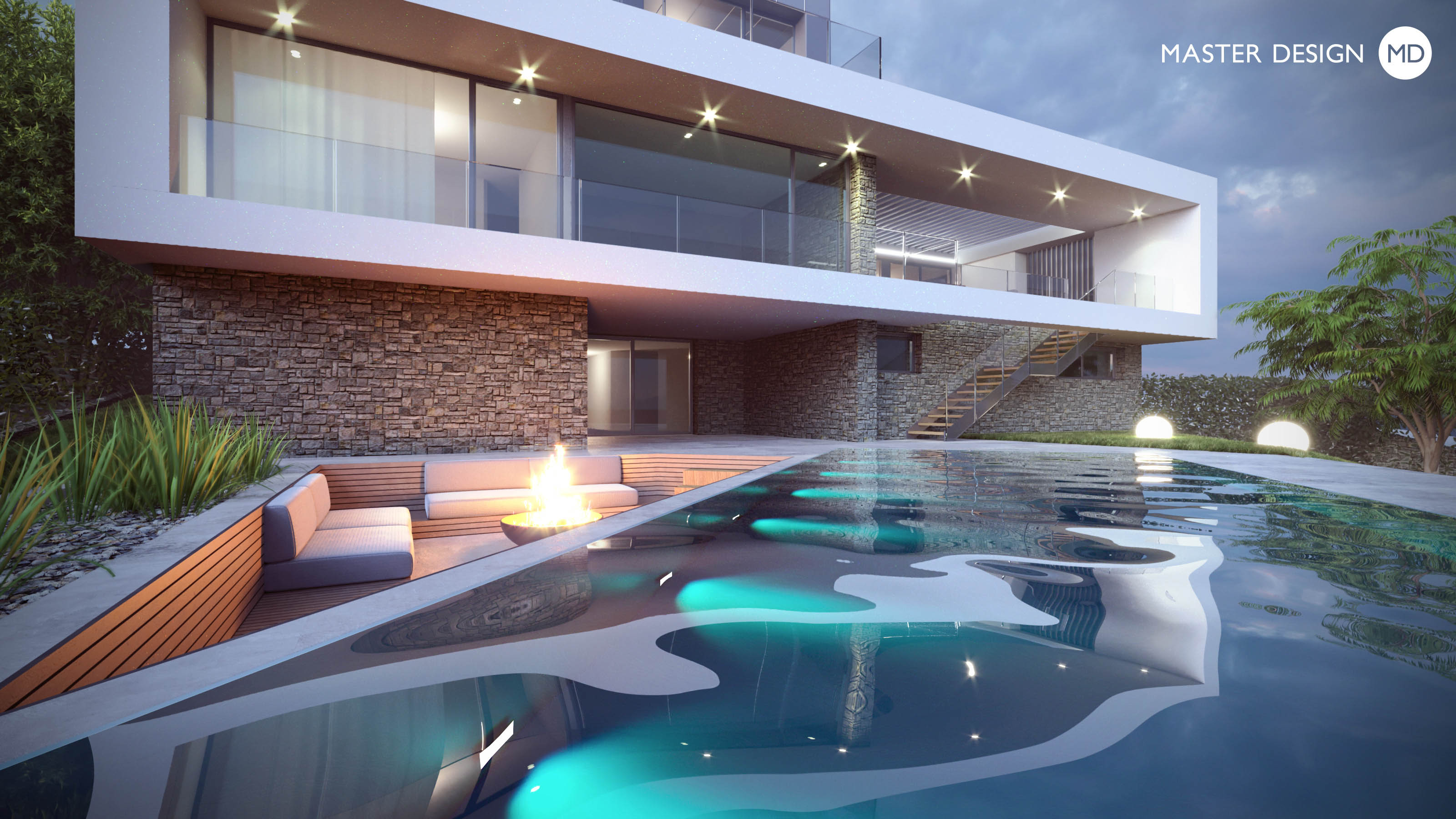 Reconstruction of a Luxury Vila under Svatý KopečekOlomouc  - visualisation3