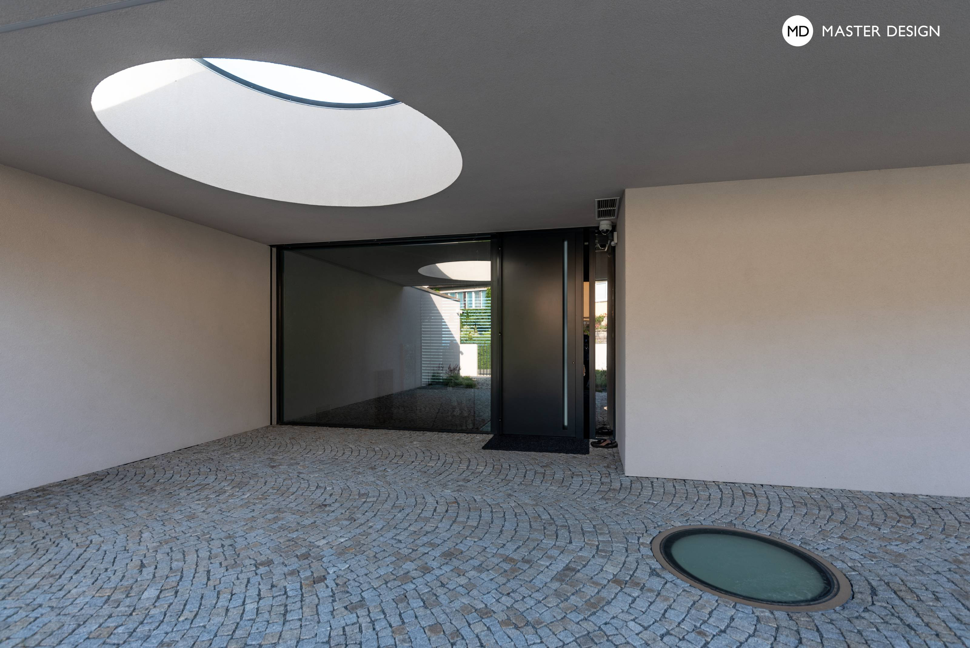 Luxury White Villa with Stainless Steel Swimming PoolŠternberk - visualisation11