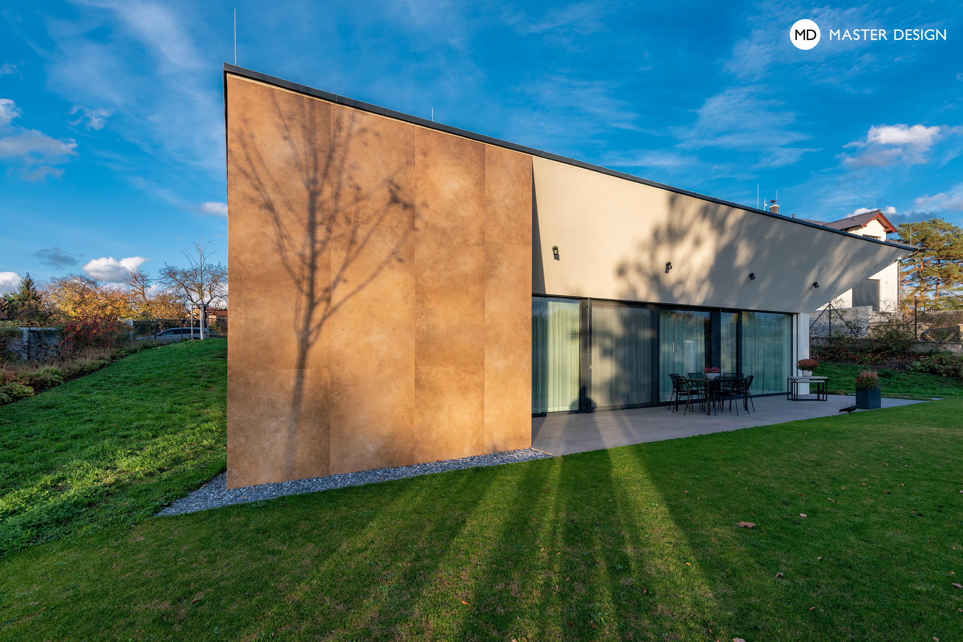 Bungalow in the Slope with Green Roof and Distinctive Parking Space CoverPraha Benice - visualisation3