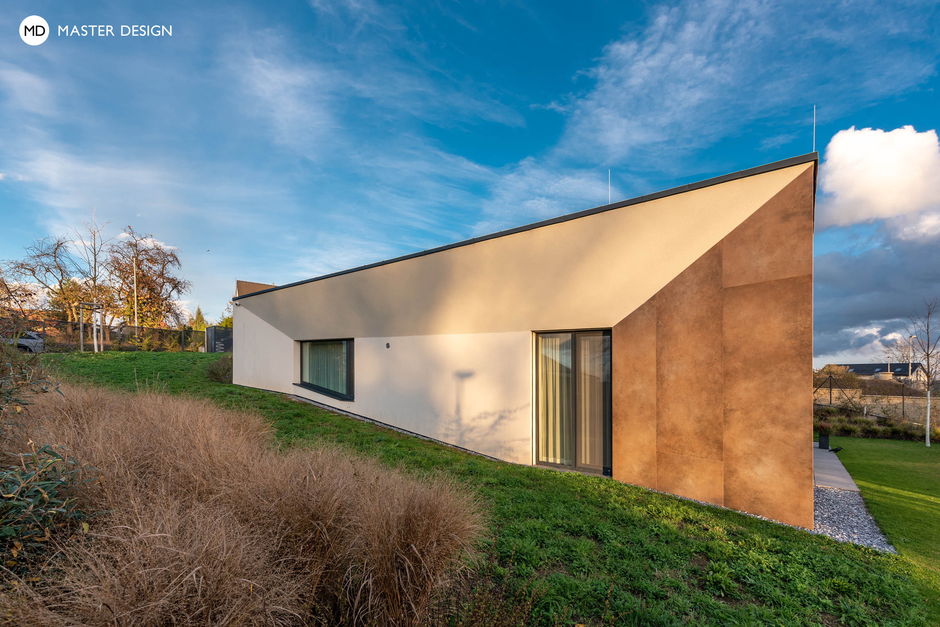 Bungalow in the Slope with Green Roof and Distinctive Parking Space CoverPraha Benice - visualisation4