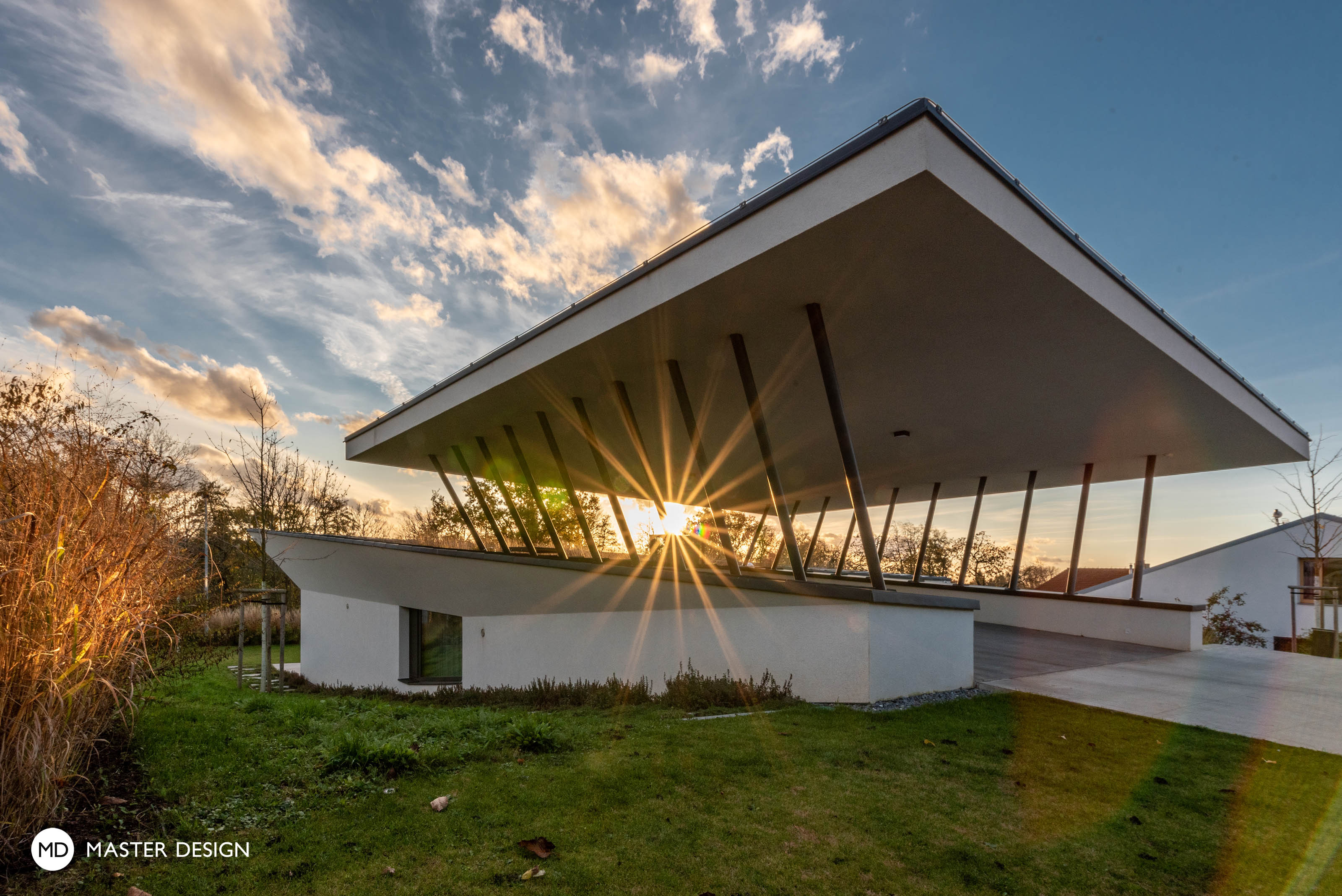 Bungalow in the Slope with Green Roof and Distinctive Parking Space CoverPraha Benice - visualisation5