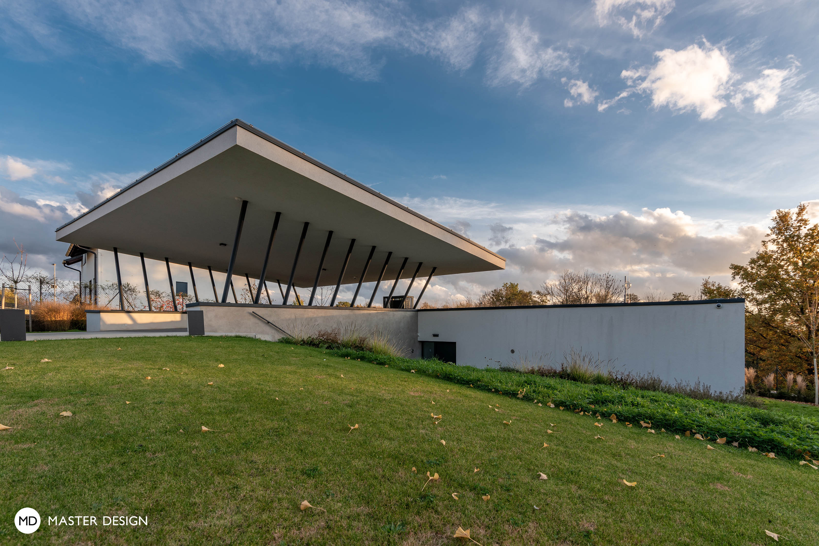 Bungalow in the Slope with Green Roof and Distinctive Parking Space CoverPraha Benice - visualisation6
