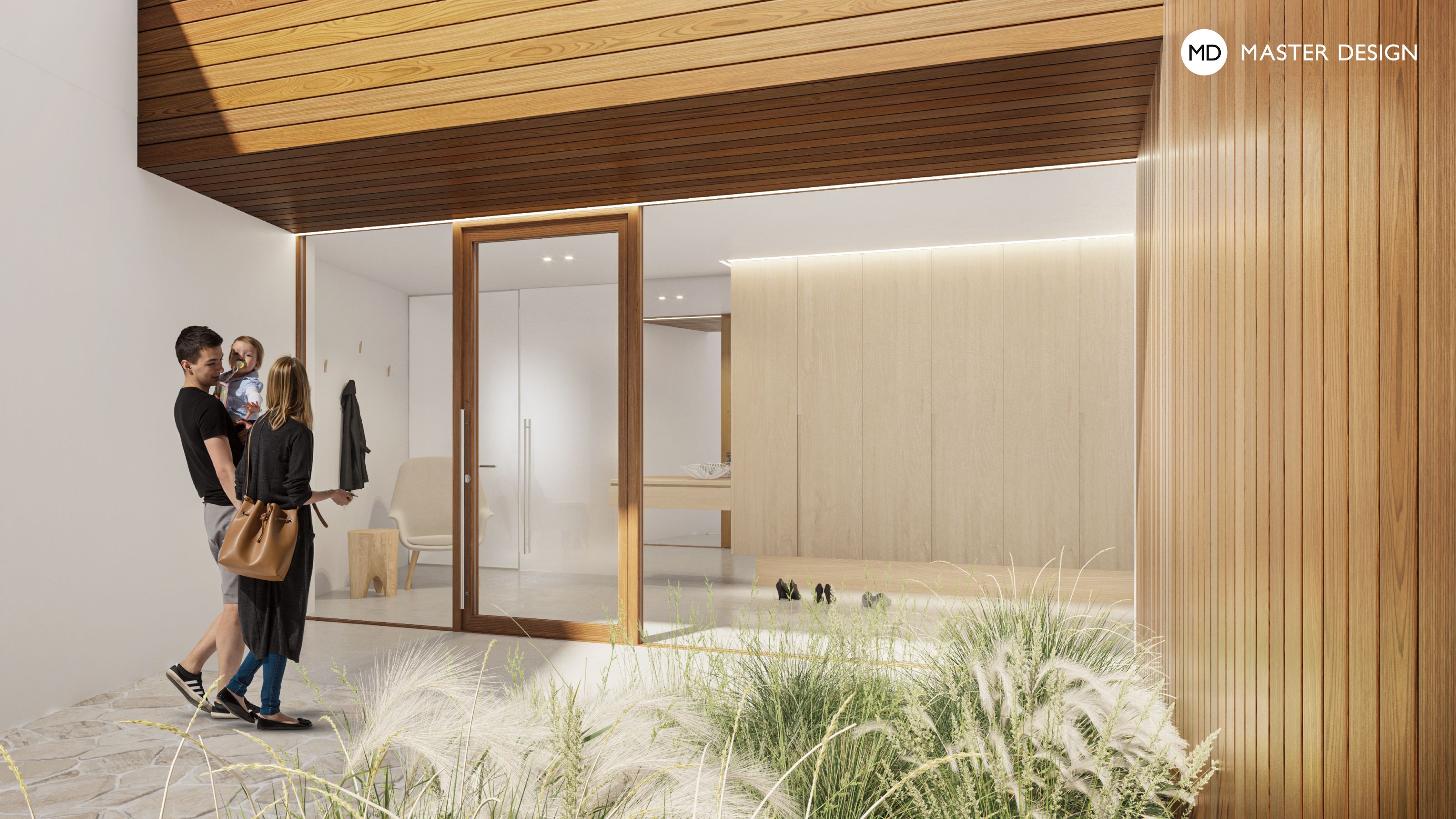 Interiér luxusního rodinného domuBrozany nad Labem - vizualizace5