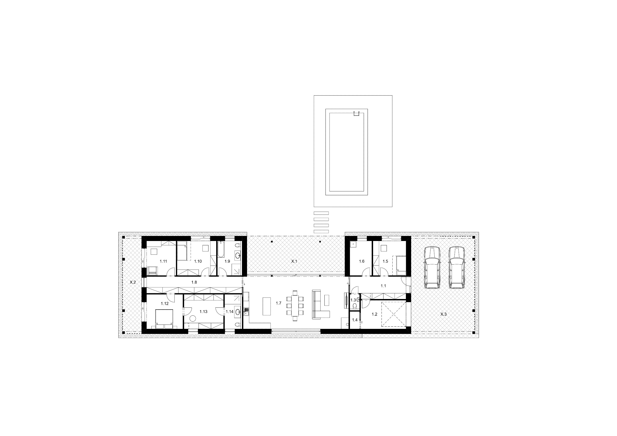 Country House with Stone CladdingSedlnice - visualisation3