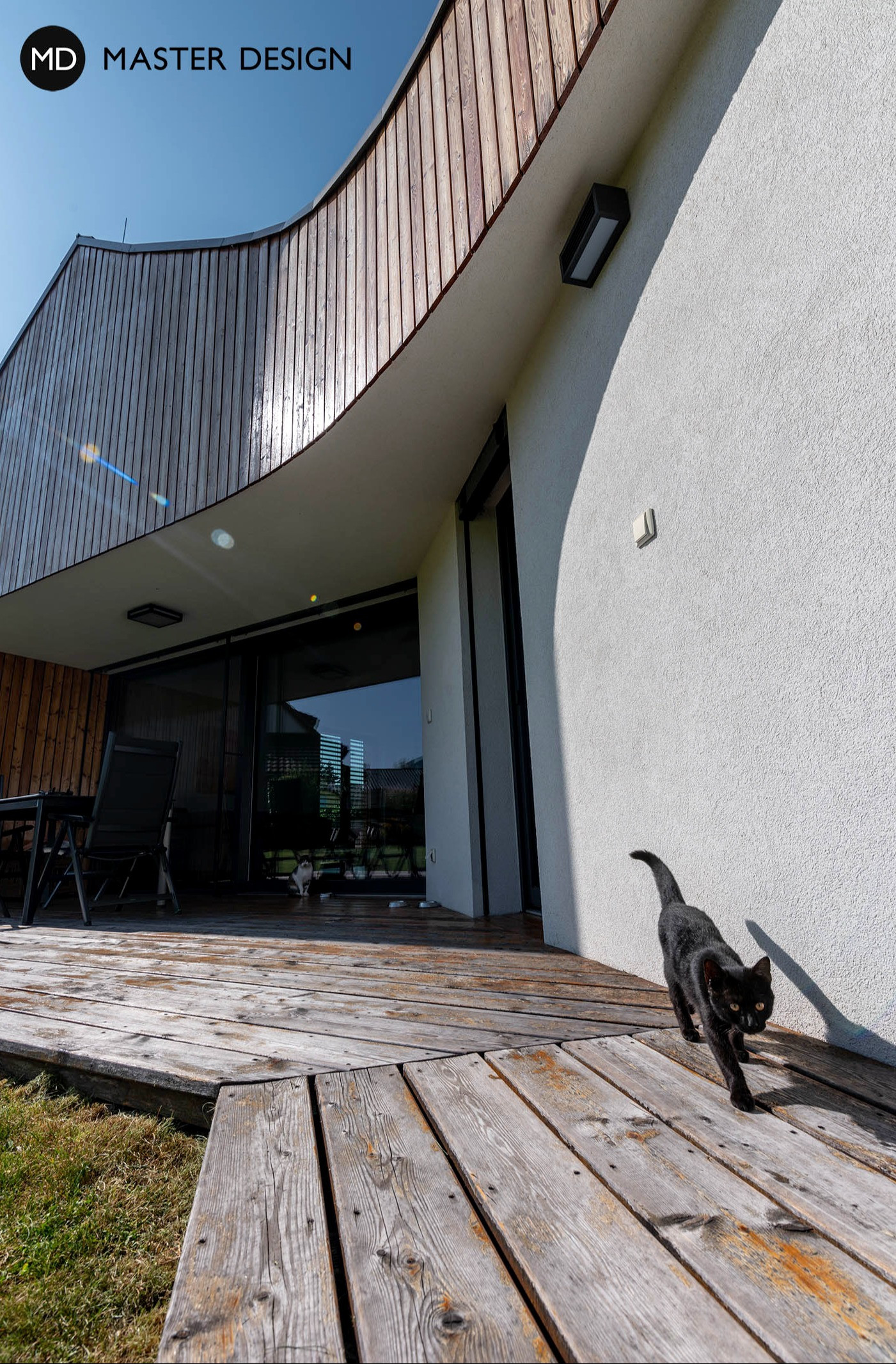 Atypický bungalov v horách s dřevěným obkladem fasád - Trojanovice - vizualizace 8