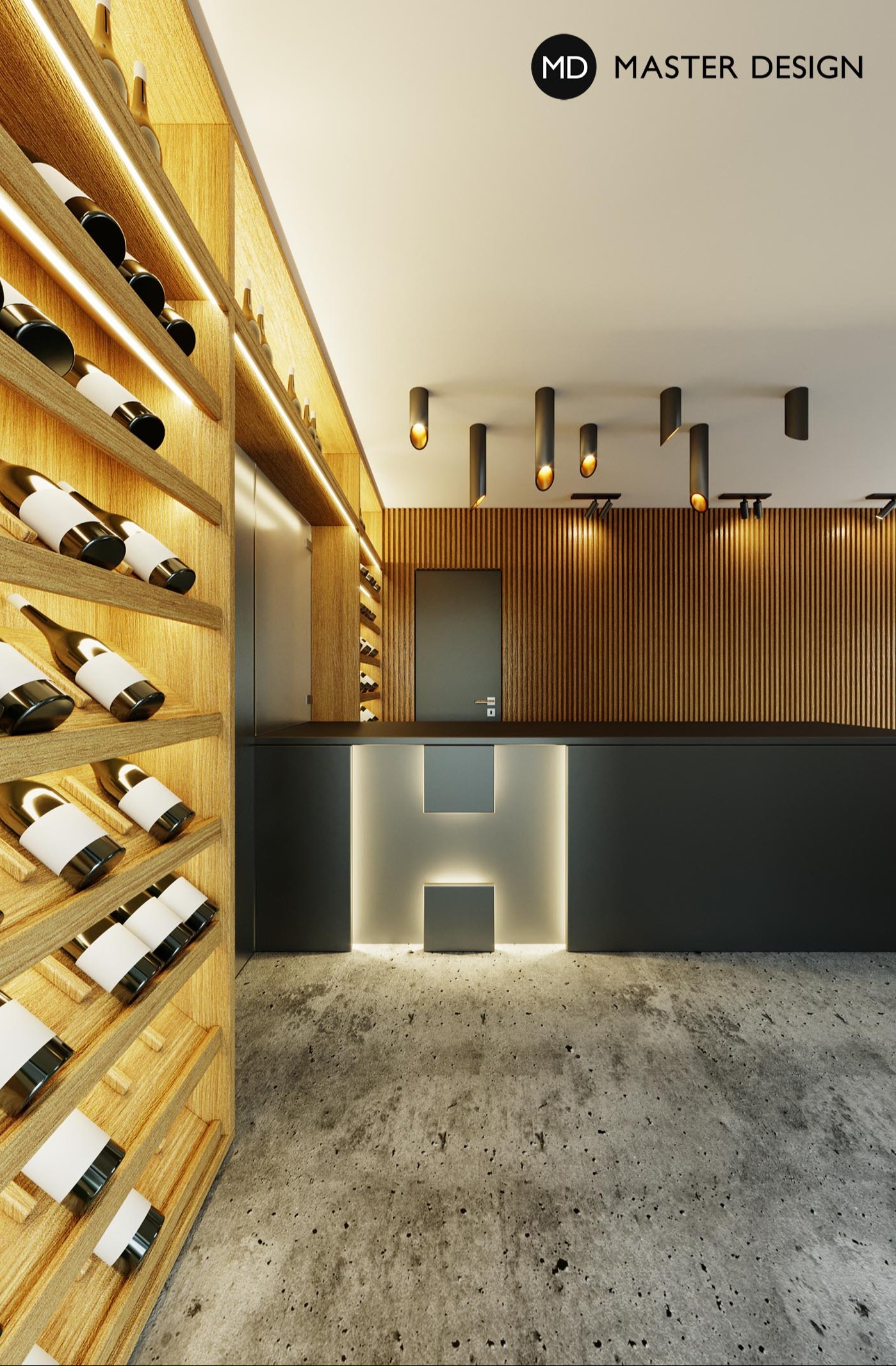 Wine tasting area of Hort wineryZnojmo - visualisation4