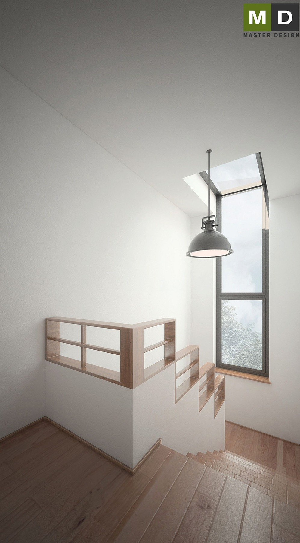 The interior of a terraced housePraha Vokovice - visualisation5 The interior of a terraced housePraha Vokovice - visualisation5