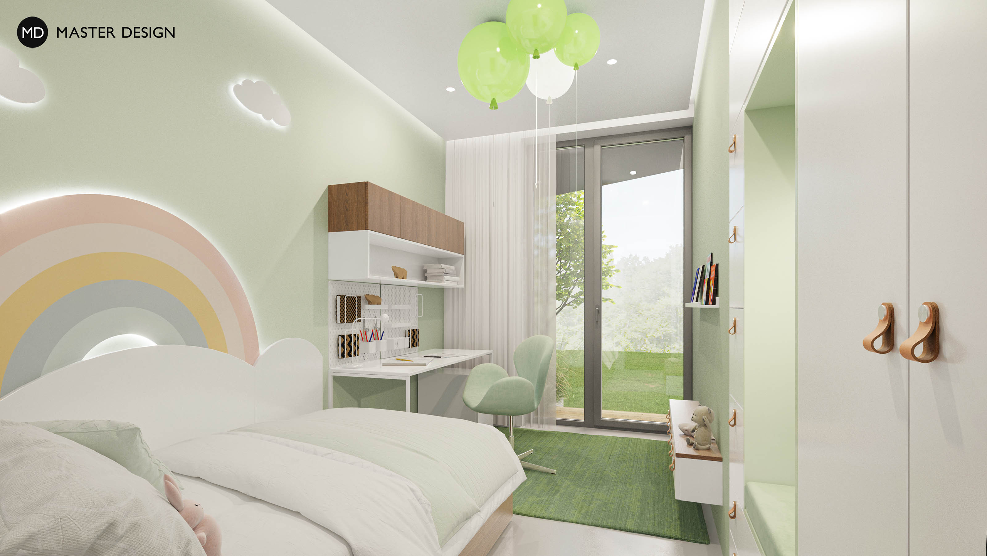 Interiér luxusního bungalovu do tvaru hvězdyUnhošť - vizualizace7 Interiér luxusního bungalovu do tvaru hvězdyUnhošť - vizualizace7