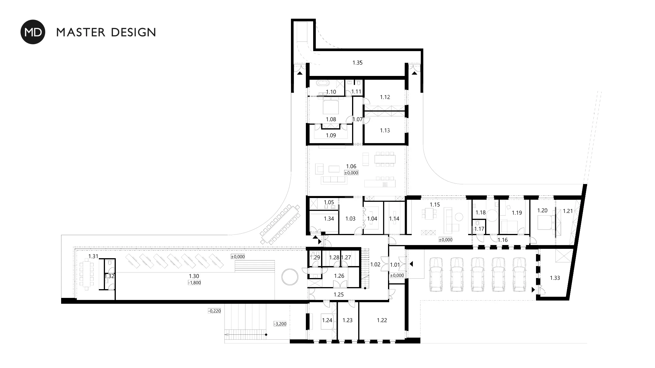 Luxury villa with an indoor pool and three apartmentsChvalíkovice - visualisation5 Luxury villa with an indoor pool and three apartmentsChvalíkovice - visualisation5