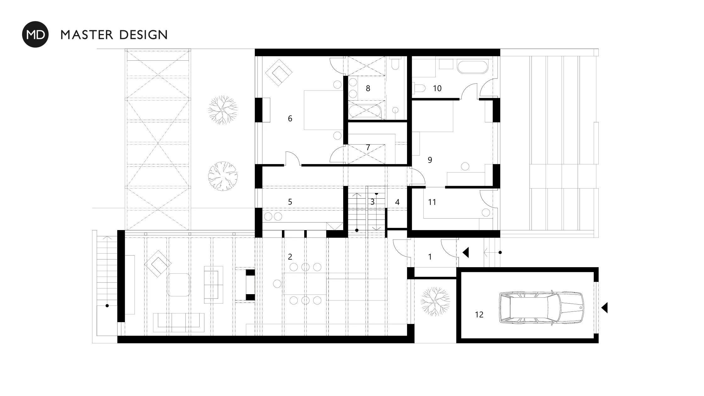 The Refurbishment of Listed Terraced House Made of BrickworkKarlsruhe, Německo - visualisation6 The Refurbishment of Listed Terraced House Made of BrickworkKarlsruhe, Německo - visualisation6