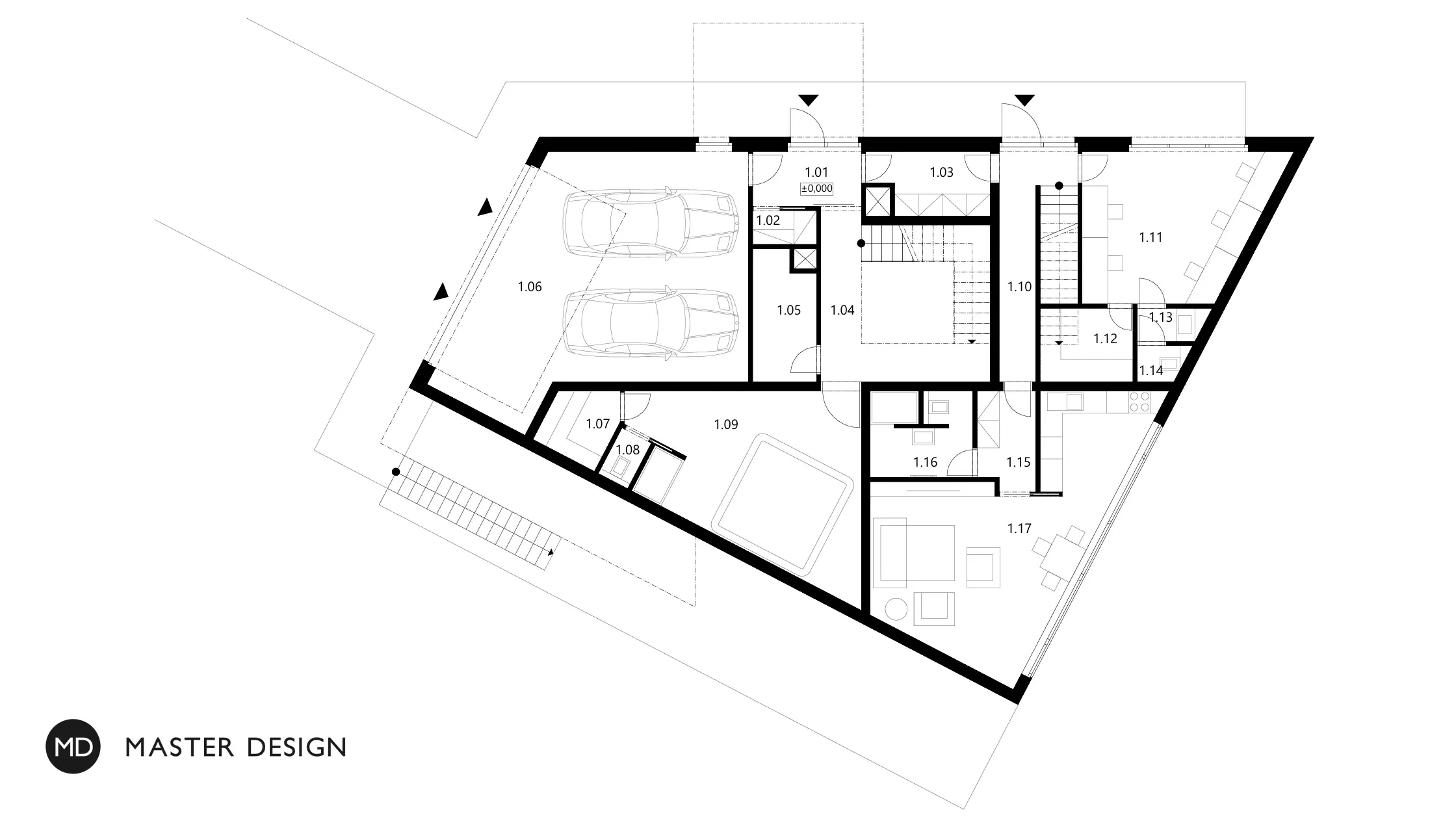 Family houseŘeporyje u Prahy - visualisation4