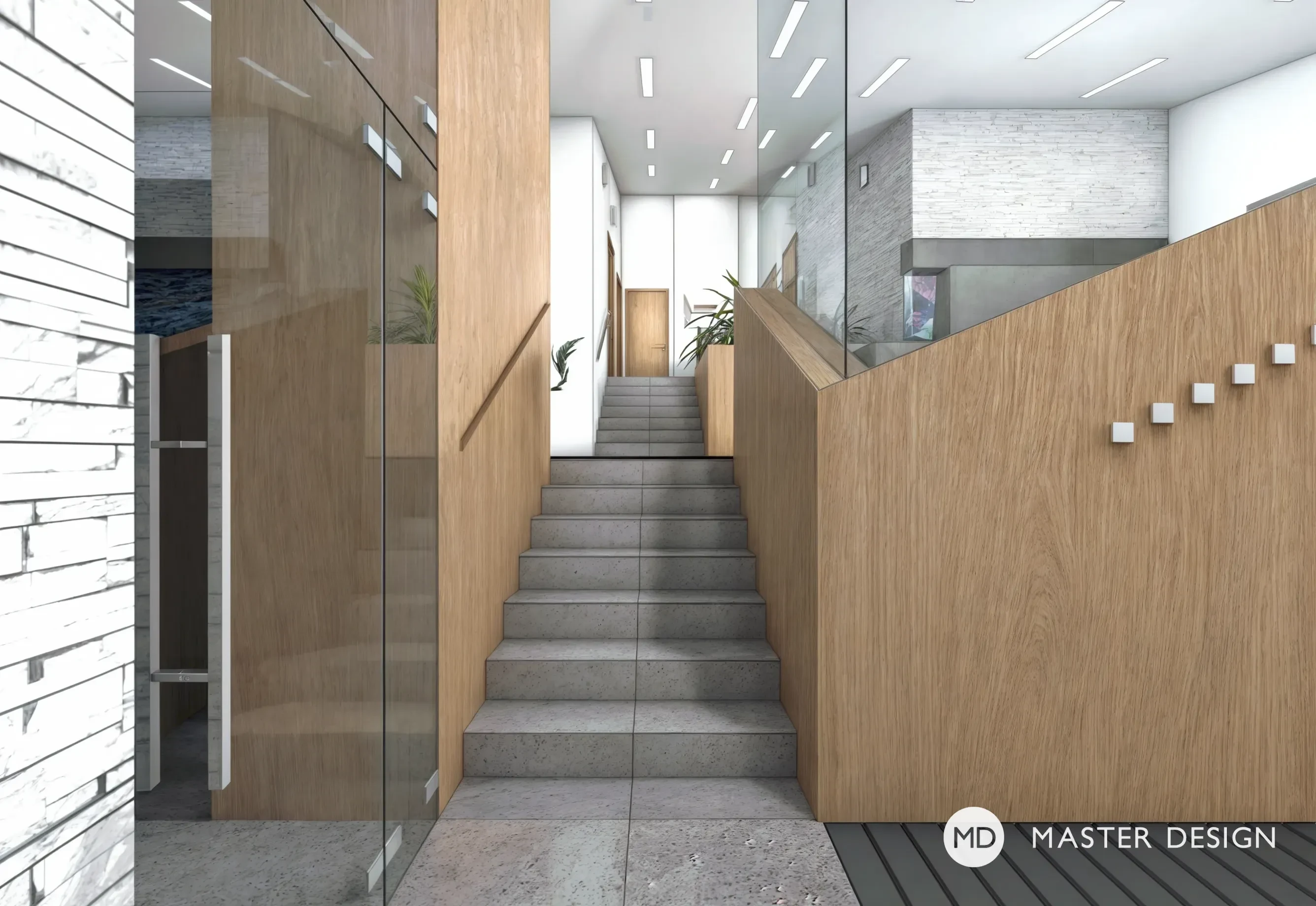 Office building interiorOlešná - visualisation4