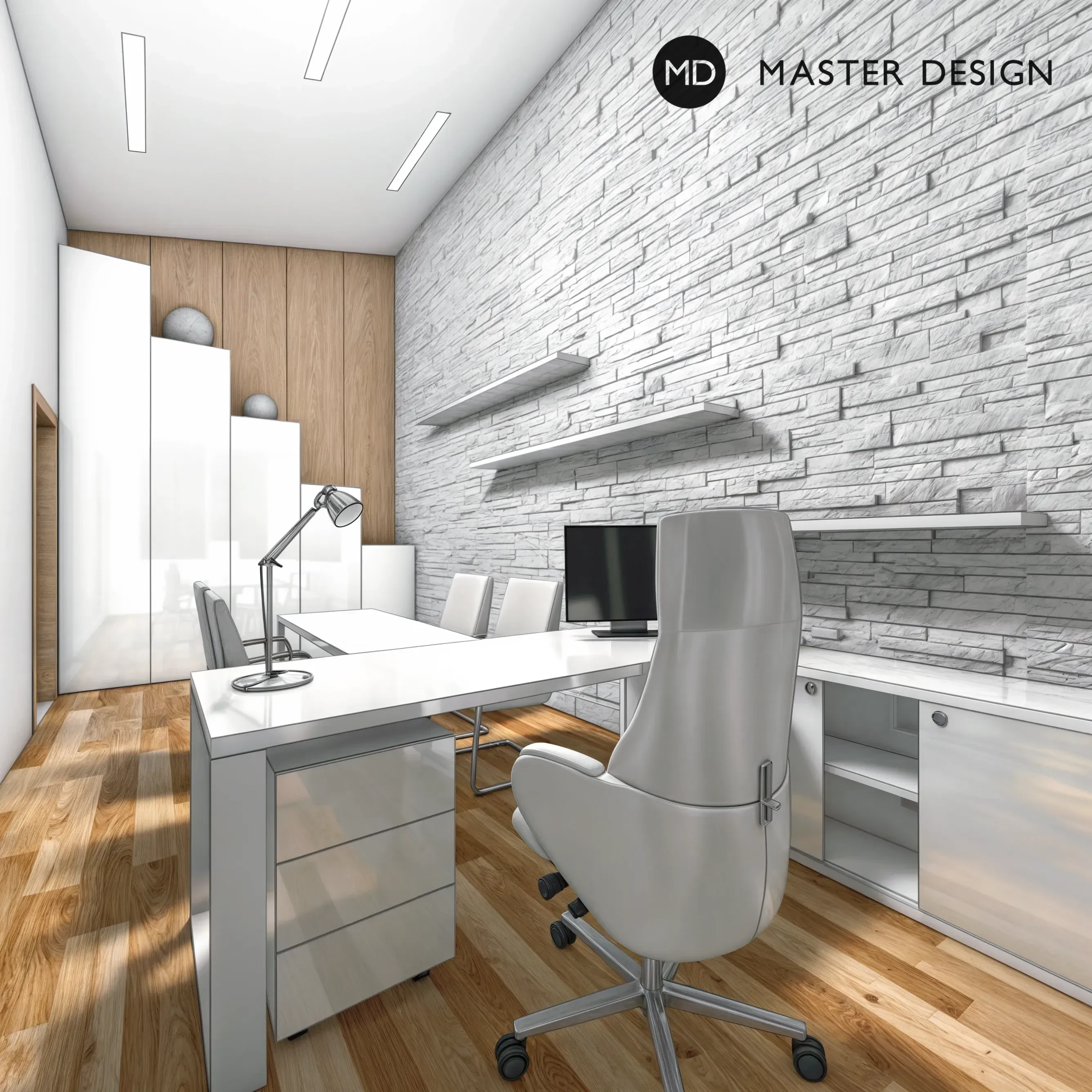 Office building interiorOlešná - visualisation5