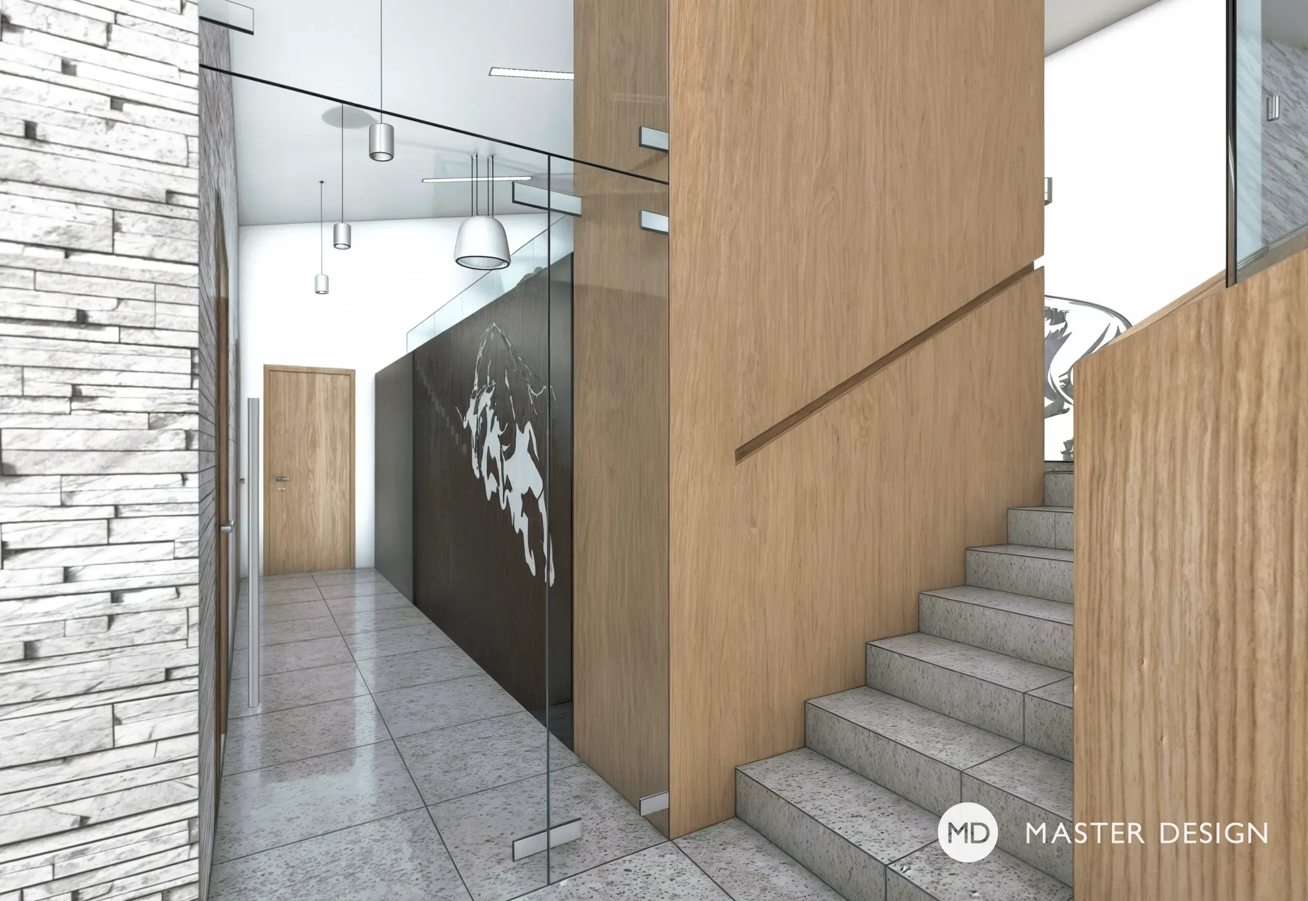 Office building interiorOlešná - visualisation7