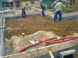 Construction - Rodinný dům Vřesina - main visualisation
