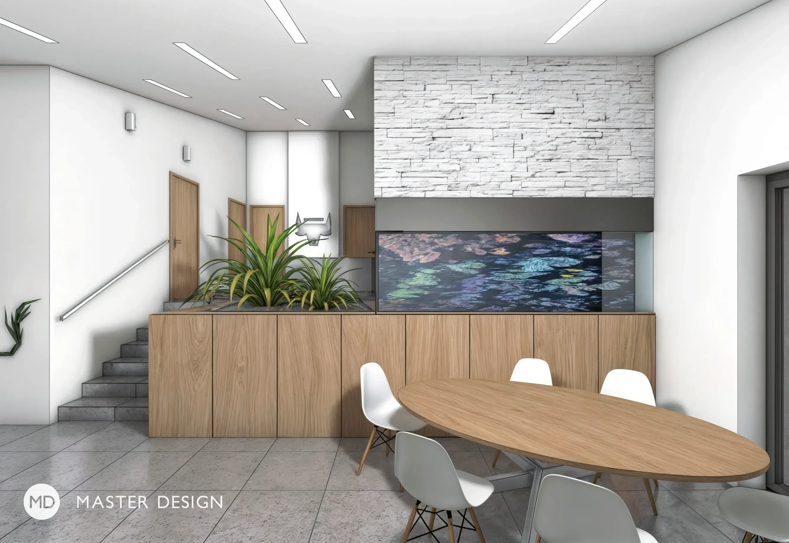 Office building interiorOlešná - visualisation8