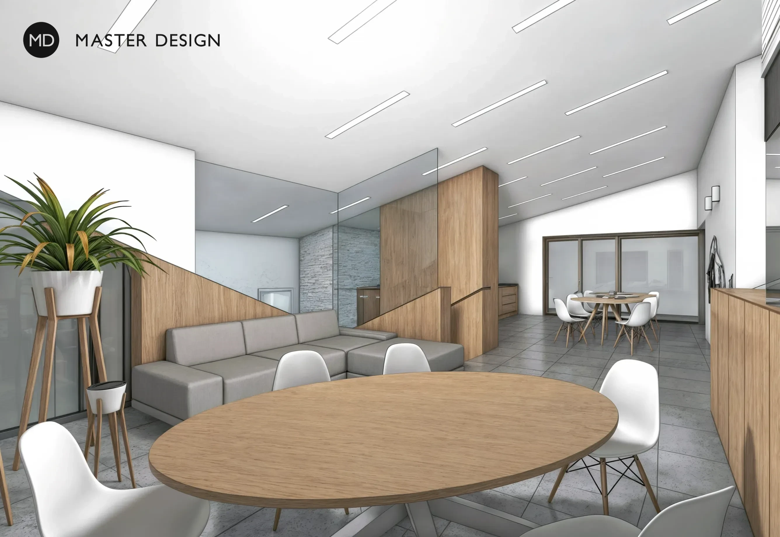 Office building interiorOlešná - visualisation9