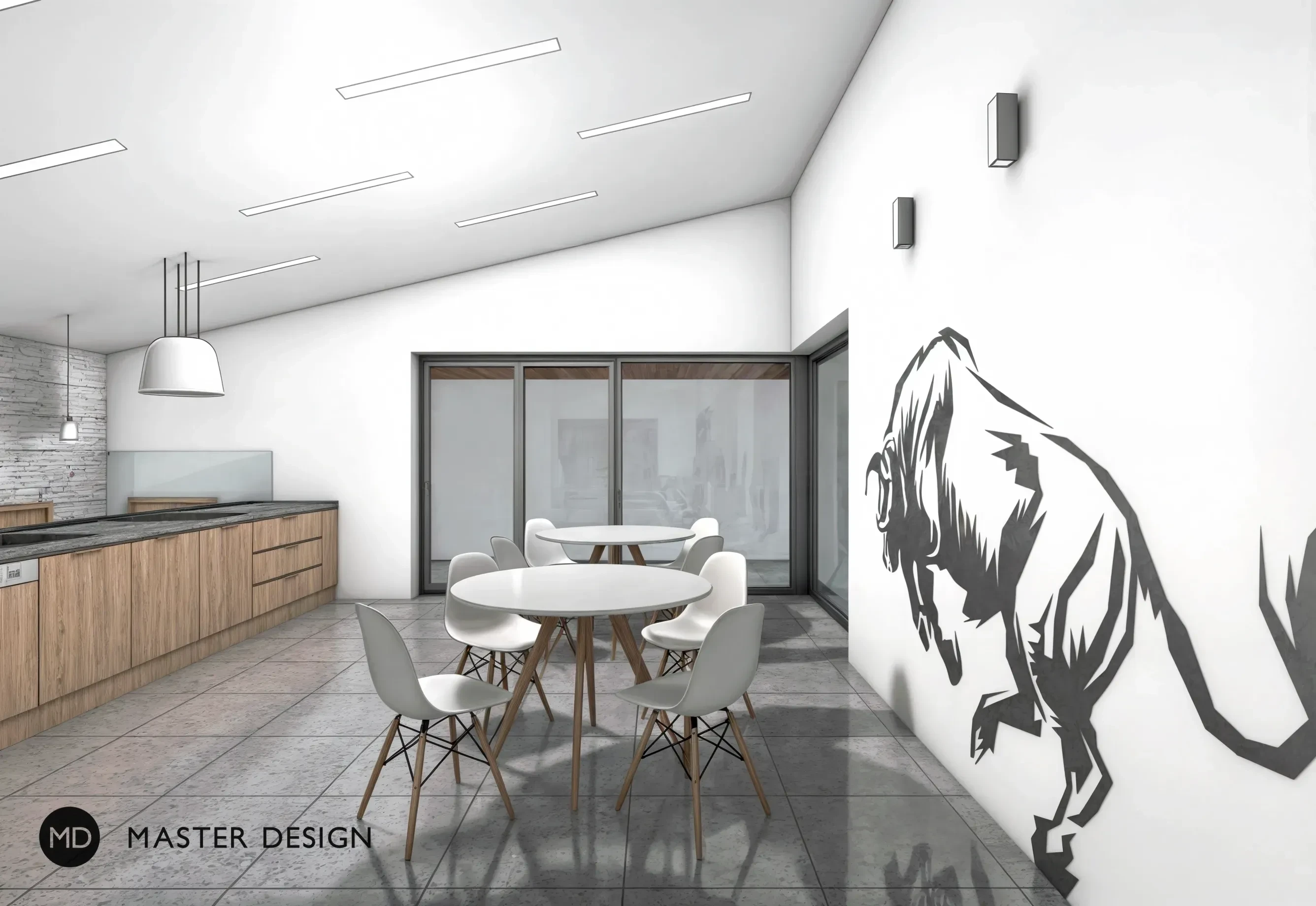 Office building interiorOlešná - visualisation12