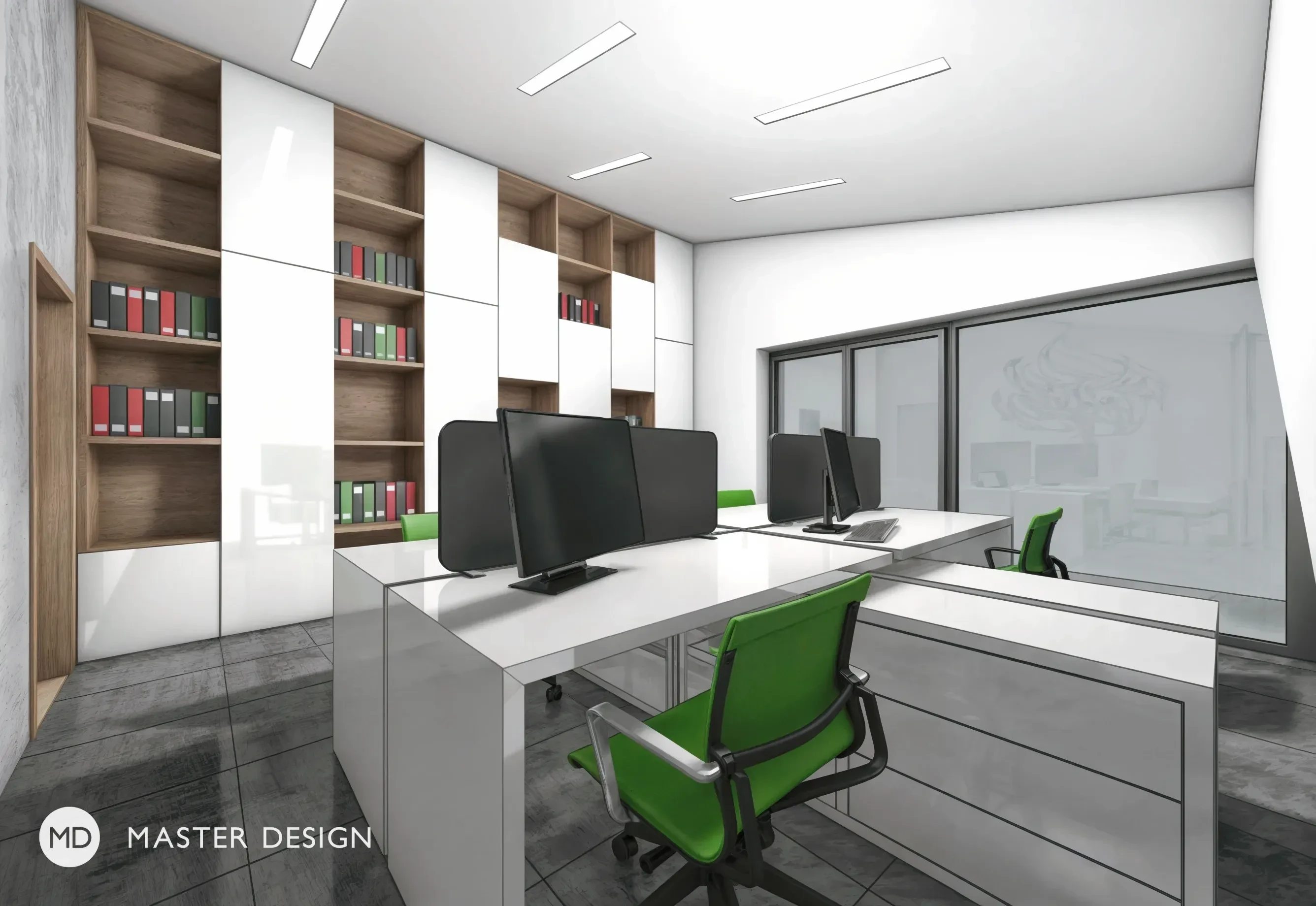 Office building interiorOlešná - visualisation15