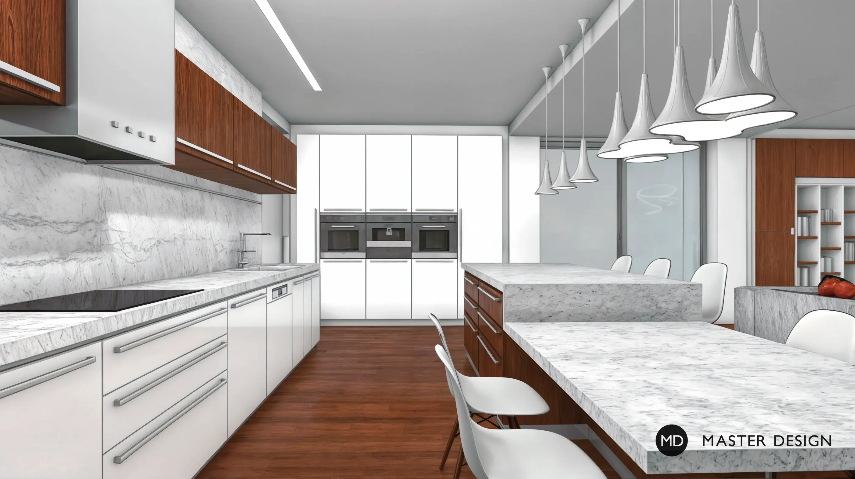 Family house interiorPraha Hořovice - visualisation2