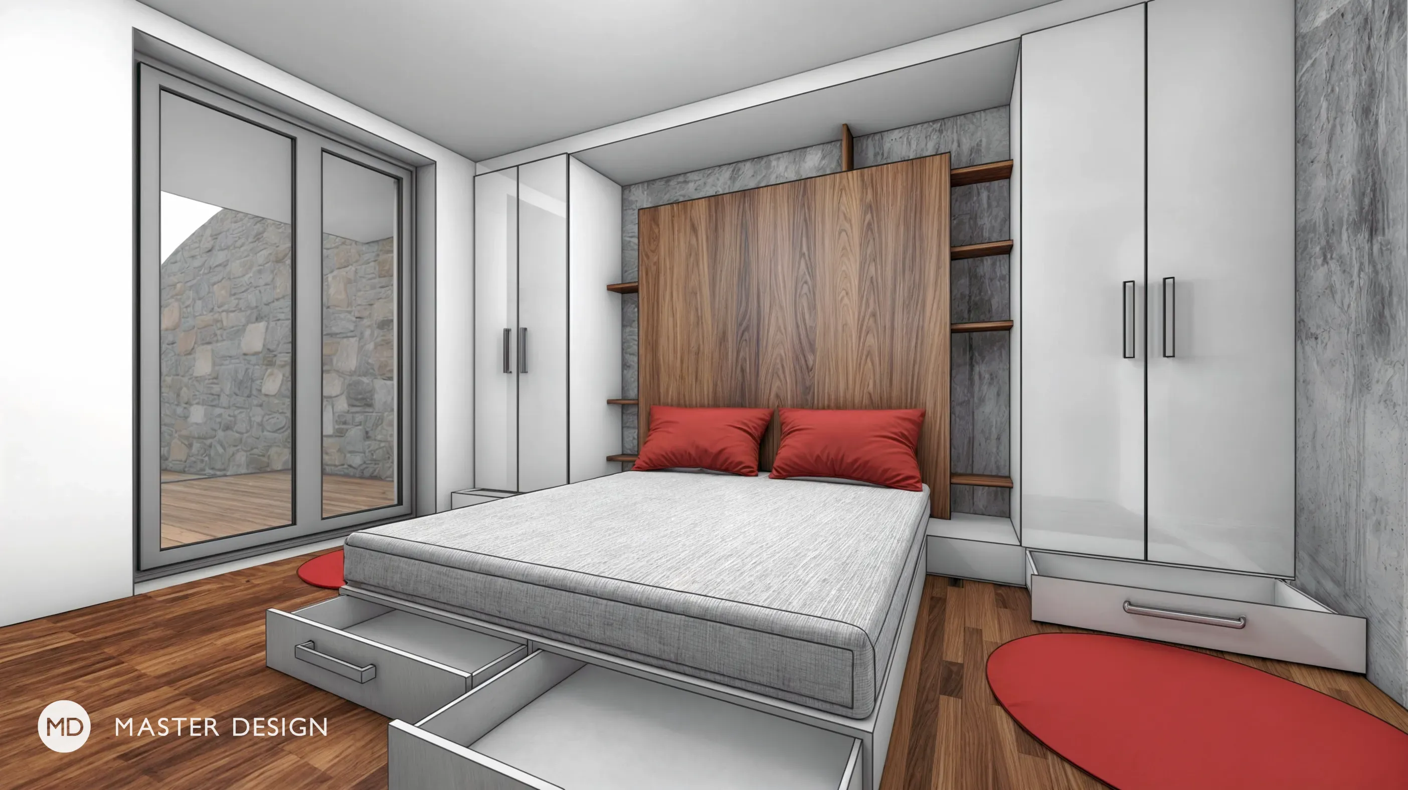 Family house interiorPraha Hořovice - visualisation7
