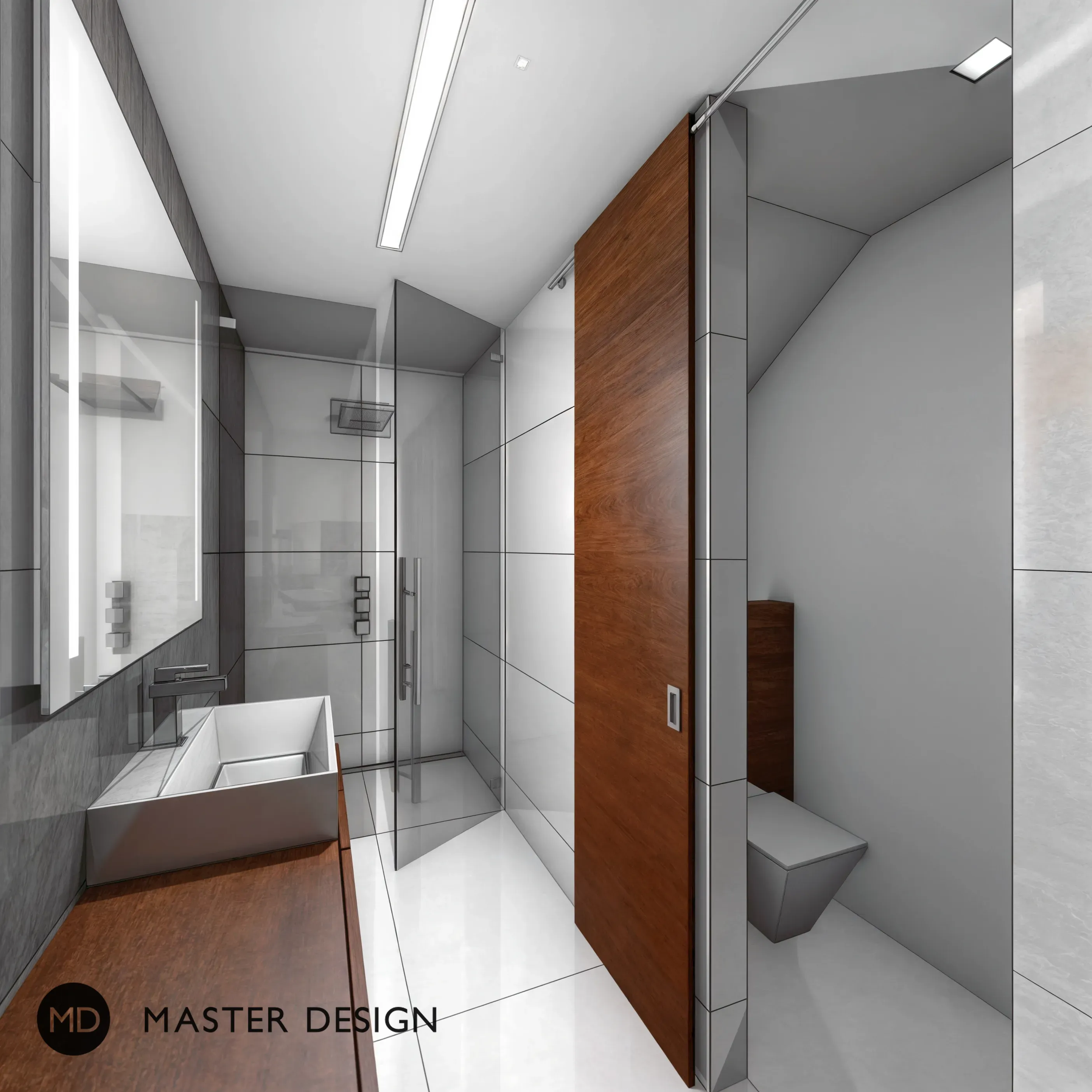 Family house interiorPraha Hořovice - visualisation8