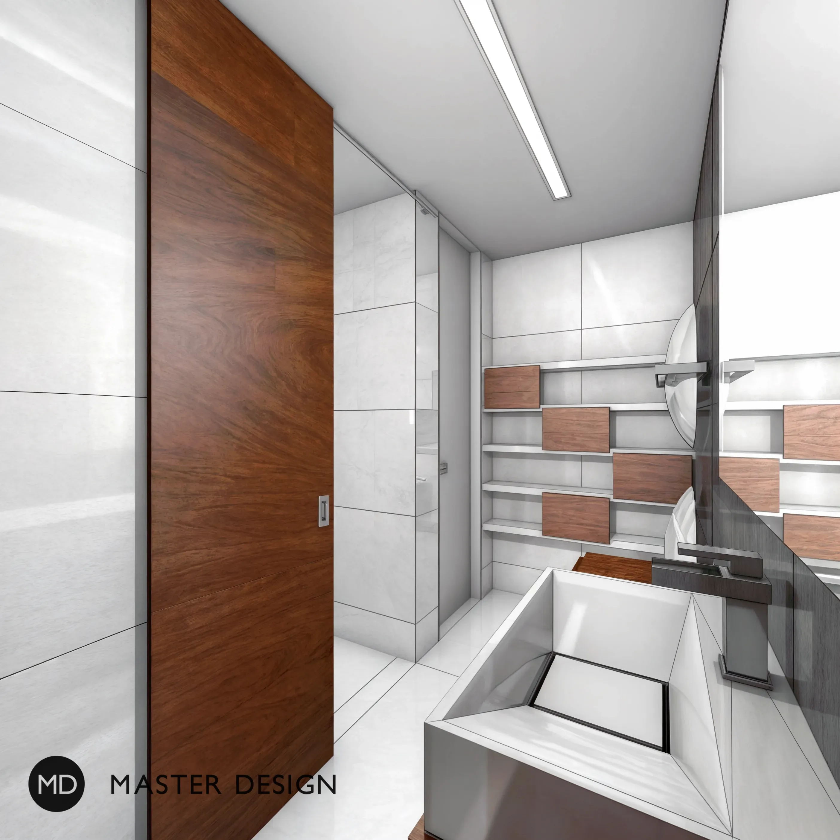Family house interiorPraha Hořovice - visualisation9